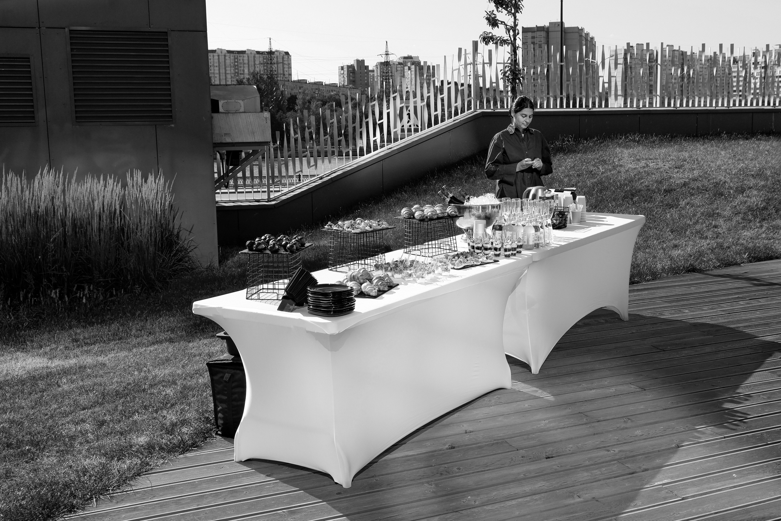 Пресс-тур благоустройства жилого комплекса Nagatino i-Land от Бюро А4. Михаил Мулач | Архитектурный фотограф