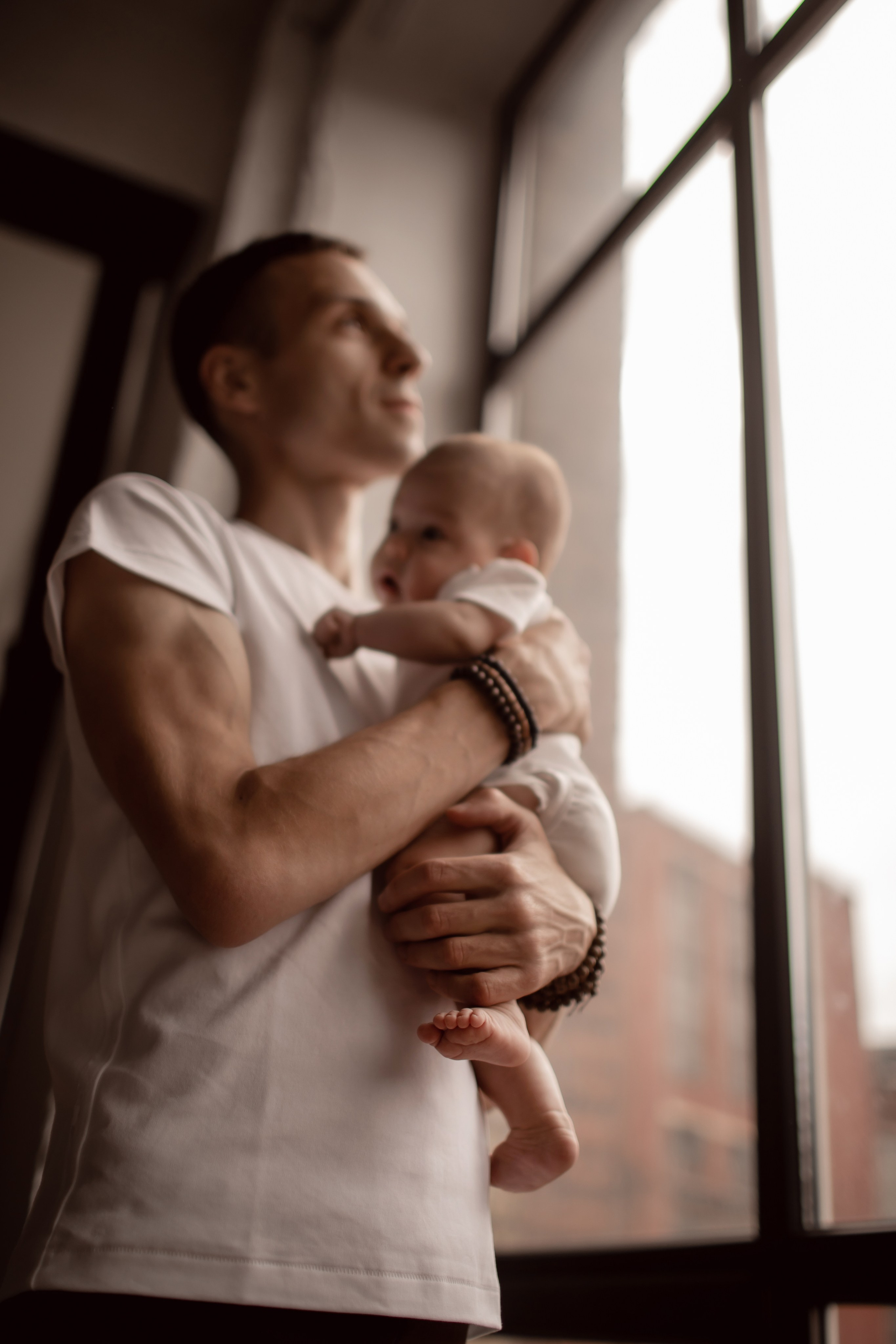 Валерия и Геннадий с крошкой. Семейный фотограф в Москве