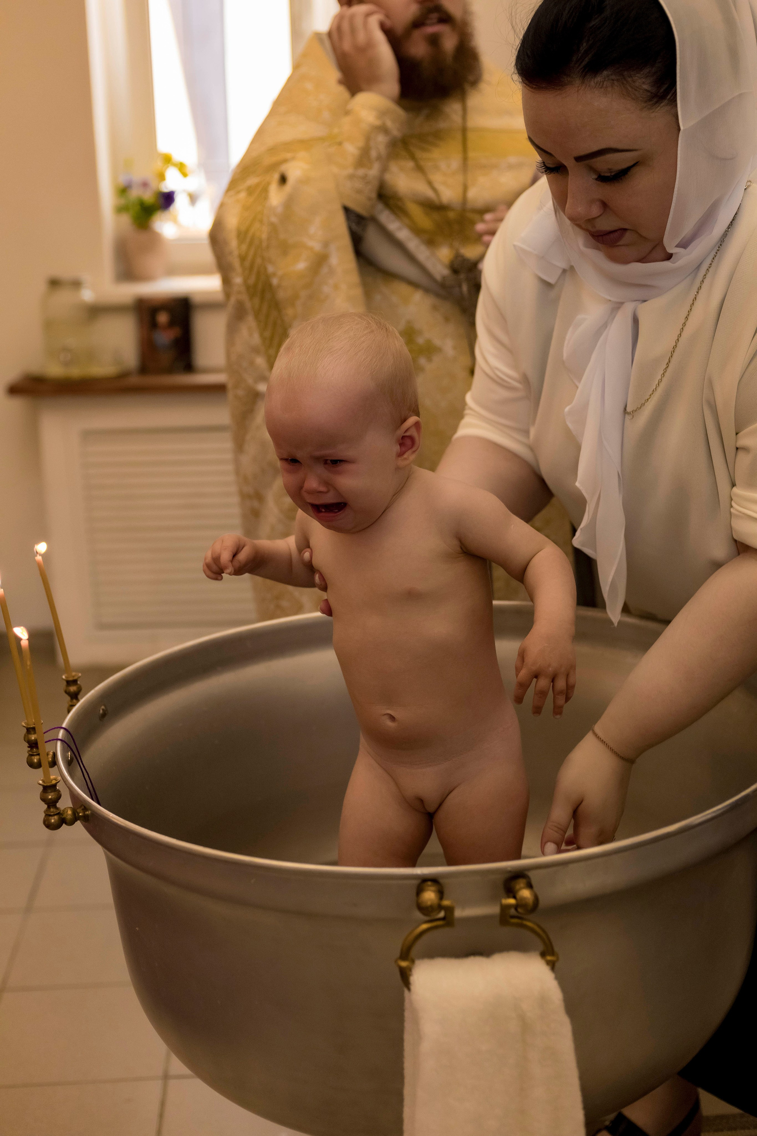 Крещение Ева. Семейный, детский фотограф в Твери Кираева Лилия