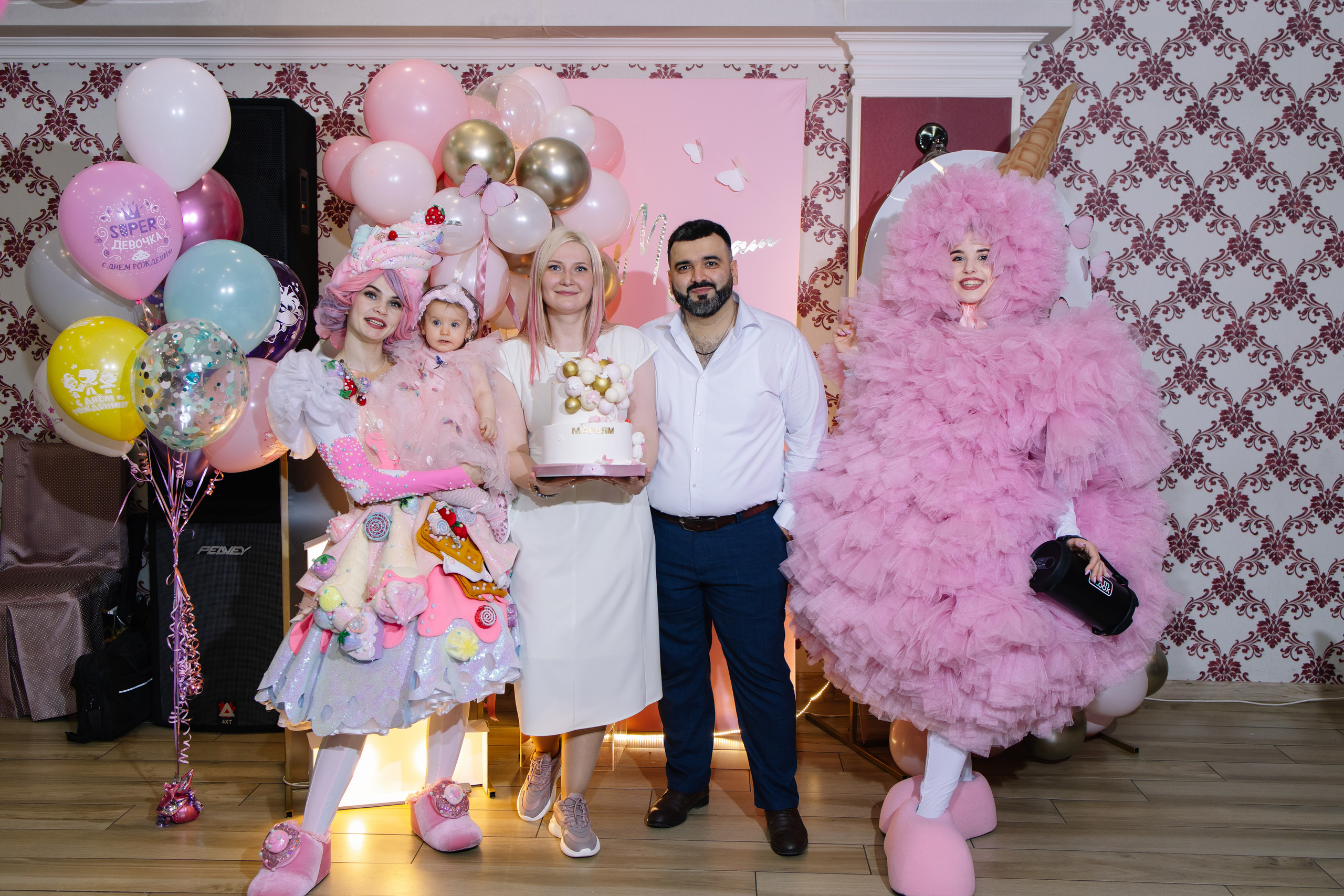 День рождения 1 годик Марьям. Свадебный фотограф в Новосибирске Лидия Александровна