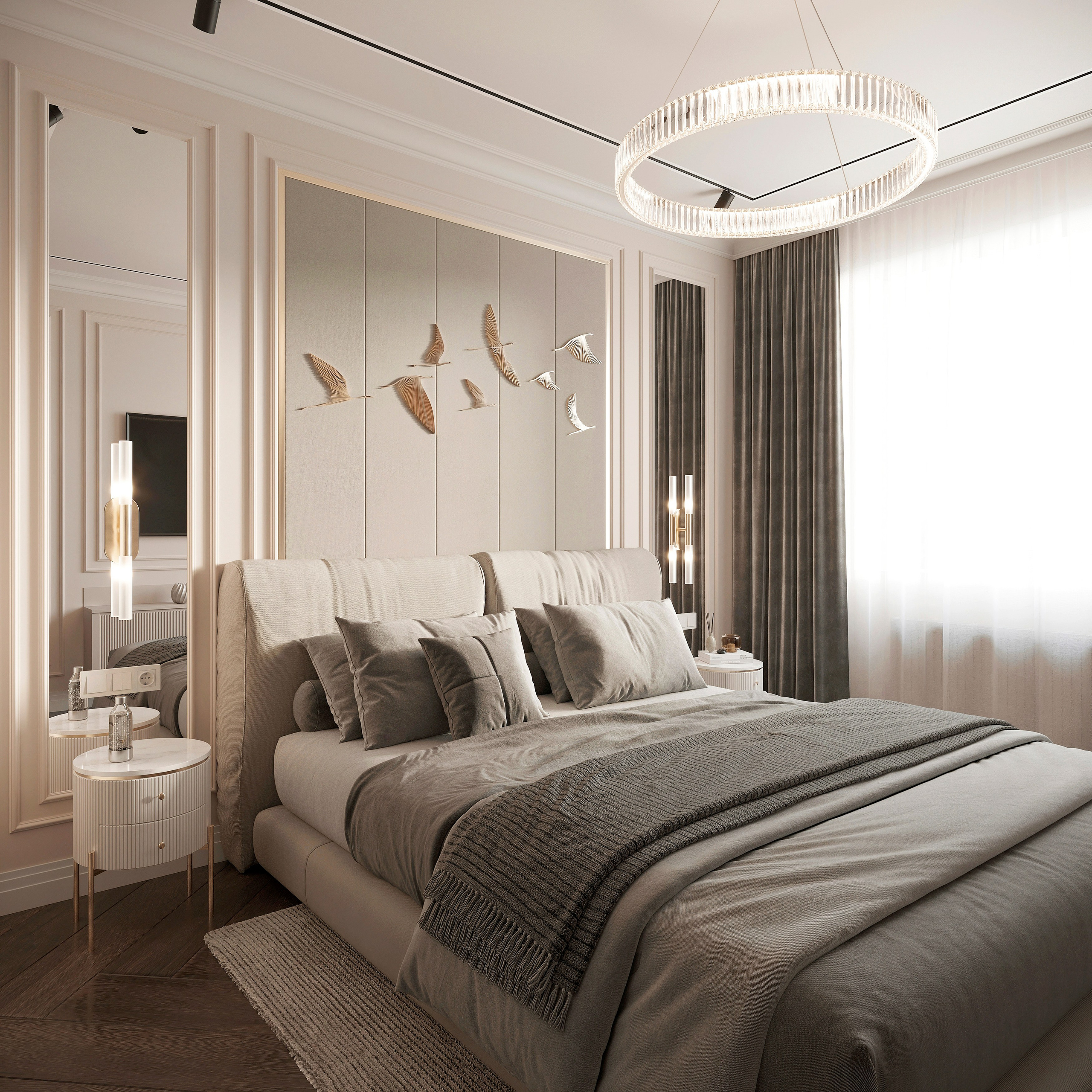 Modern Apartment for a Family of Three — Full Interior Design. 3D INTERIOR AND ARCHITECTURE VISUALIZATION