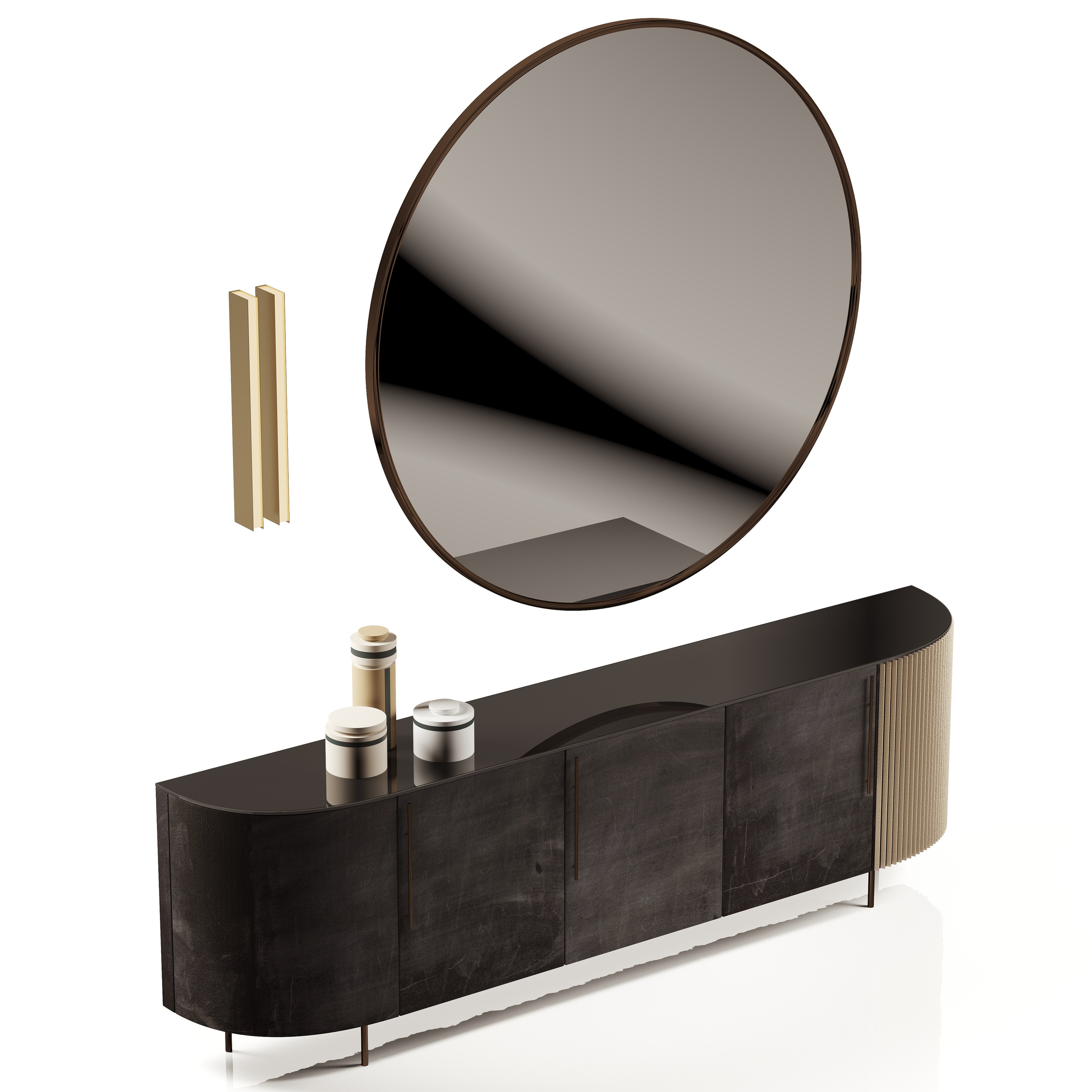 Предметная визуализация мебели BAXTER — это выразительная эстетика, мягкие формы и уникальные текстуры кожи. Визуализации подчёркивают преми. 3Д Визуализация Интерьера и Архитектуры