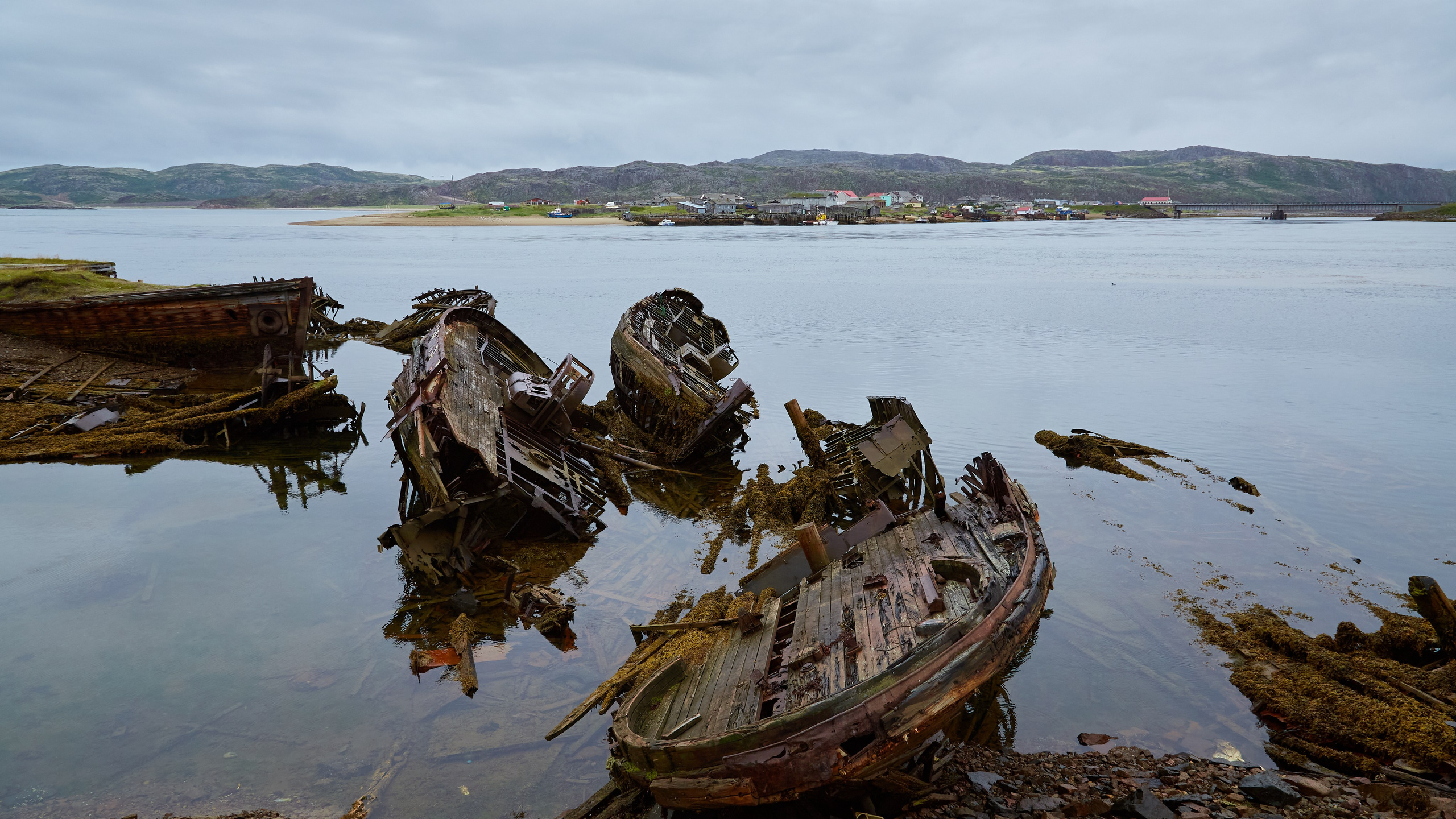 Териберка. Пейзажи Крайнего Севера. Баренцево море, Рыбачий, Средний, Немецкий