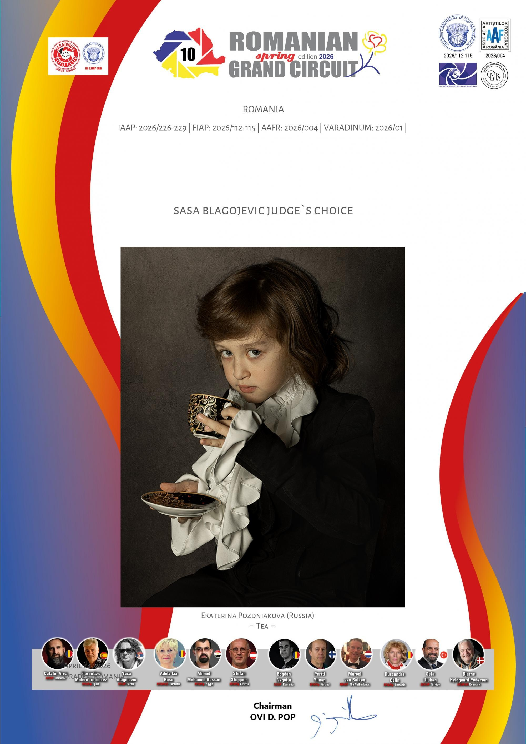 10th Romanian Grand Circuit 2026 — Spring Edition. Art Рhotographer Russia/Moscow