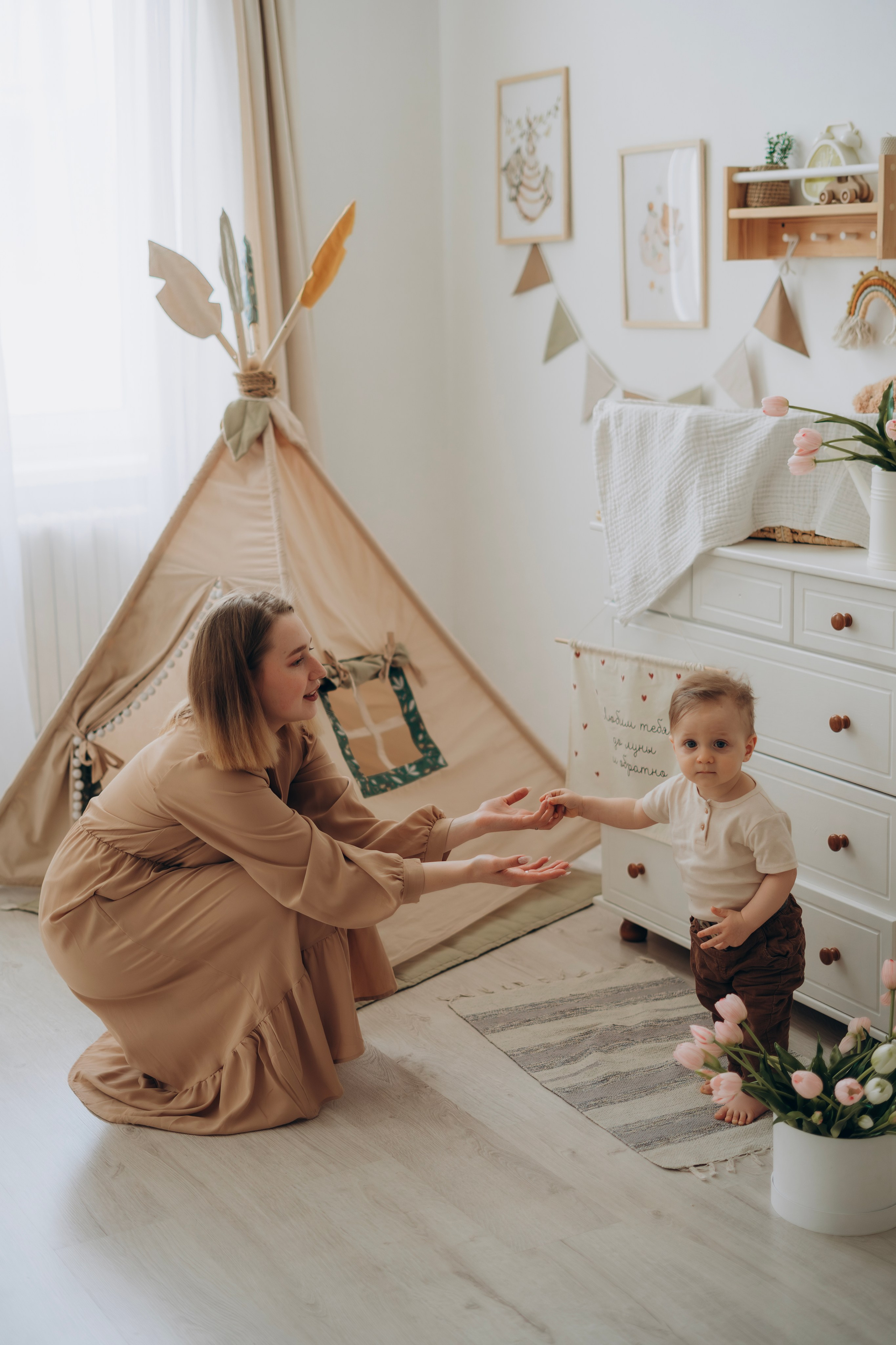 Фотосессия на первый годик. Фотограф Москва Виктория-Антуанетта