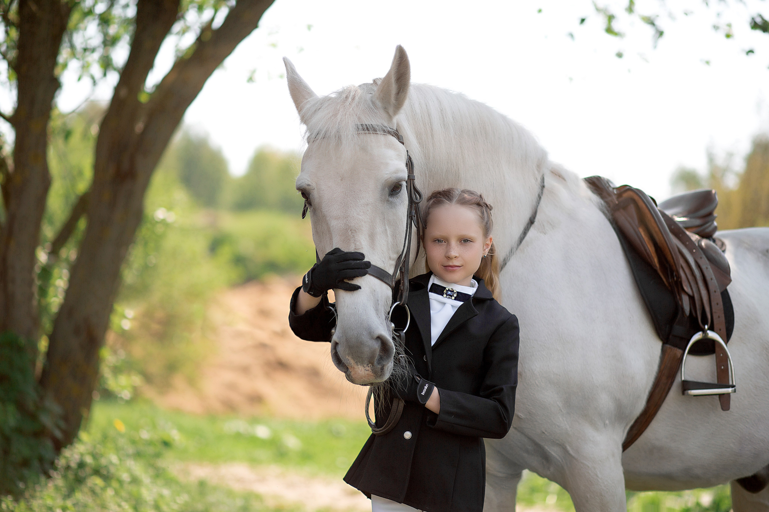 Мария и Воробей. Фотосессия с лошадьми в Нижнем Новгороде
