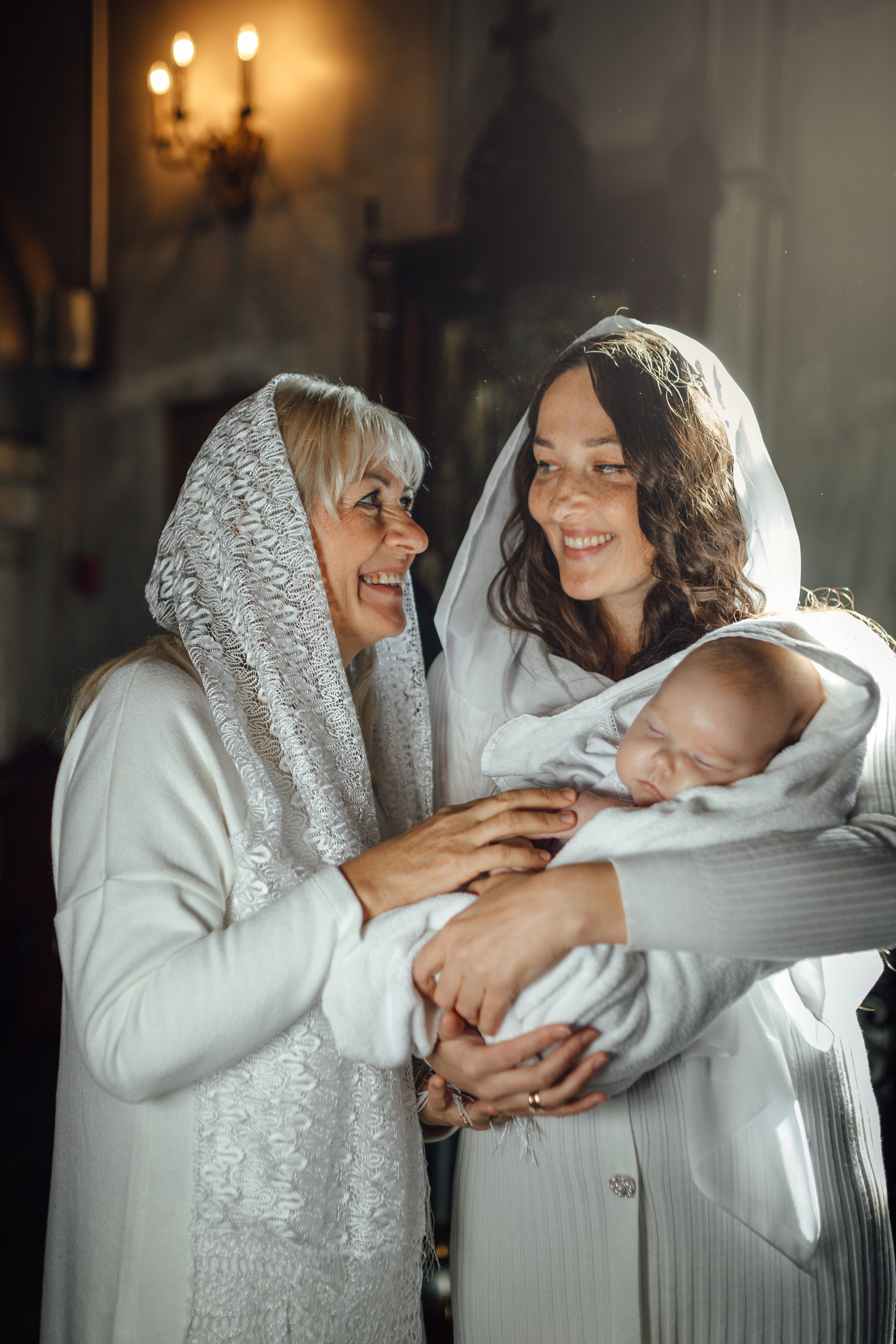 Крещение Тимура храм иконы Всех Скорбящих Радость, октябрь 2024