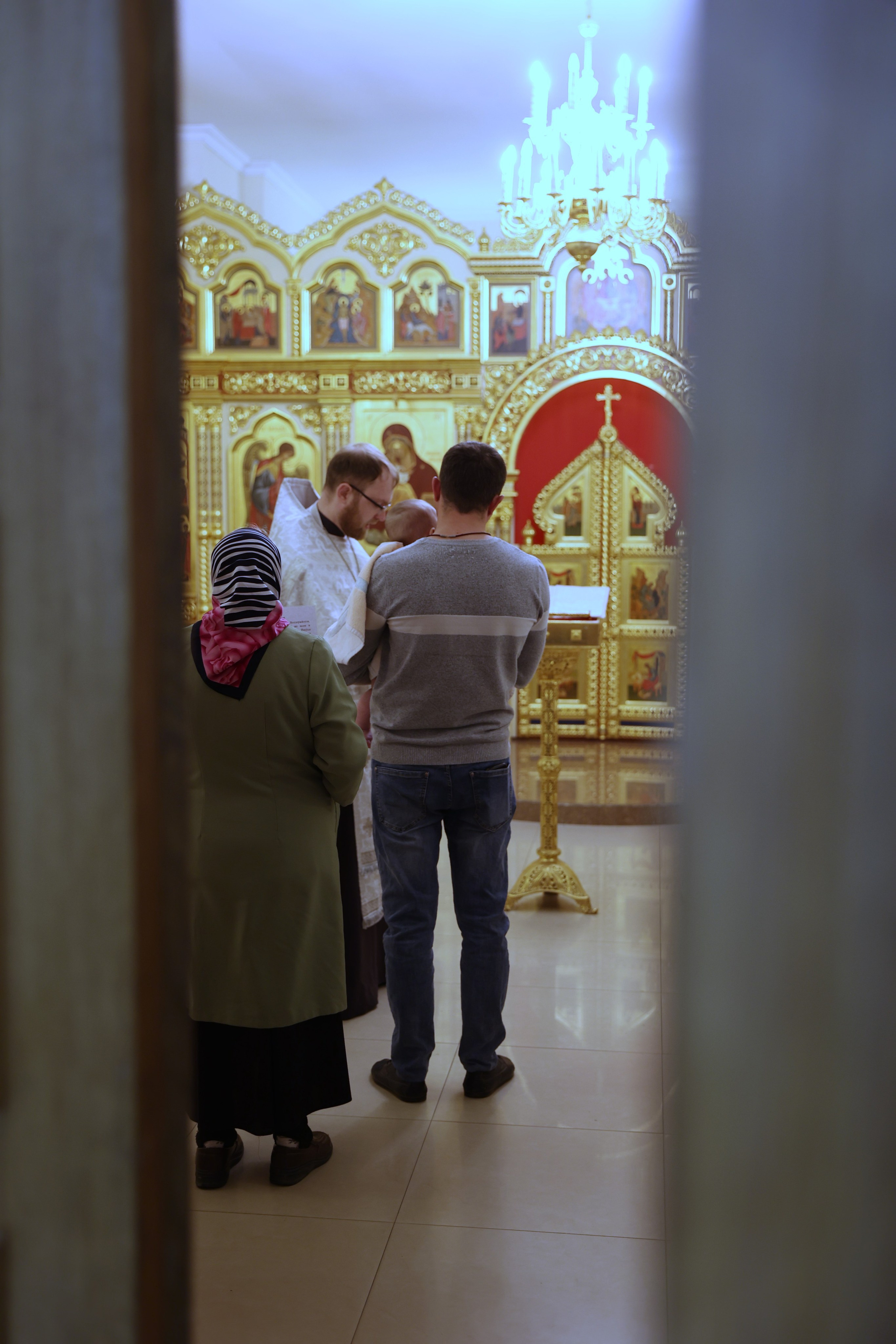 Крещение Серофима. Свадебный и семейный фотограф г. Саранск