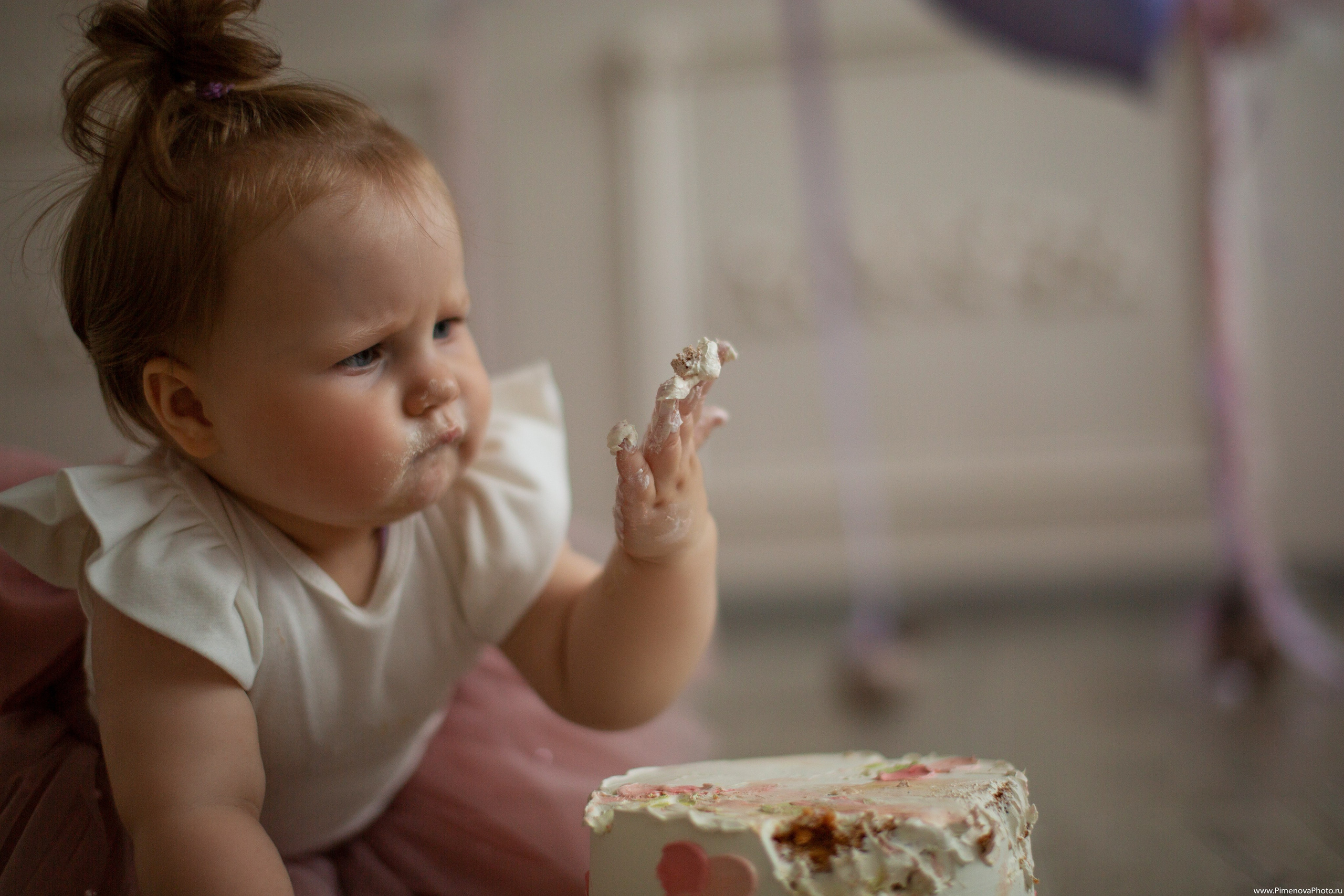 День Рождения Ксении, 1 год. Семейный и детский фотограф в Петрозаводске