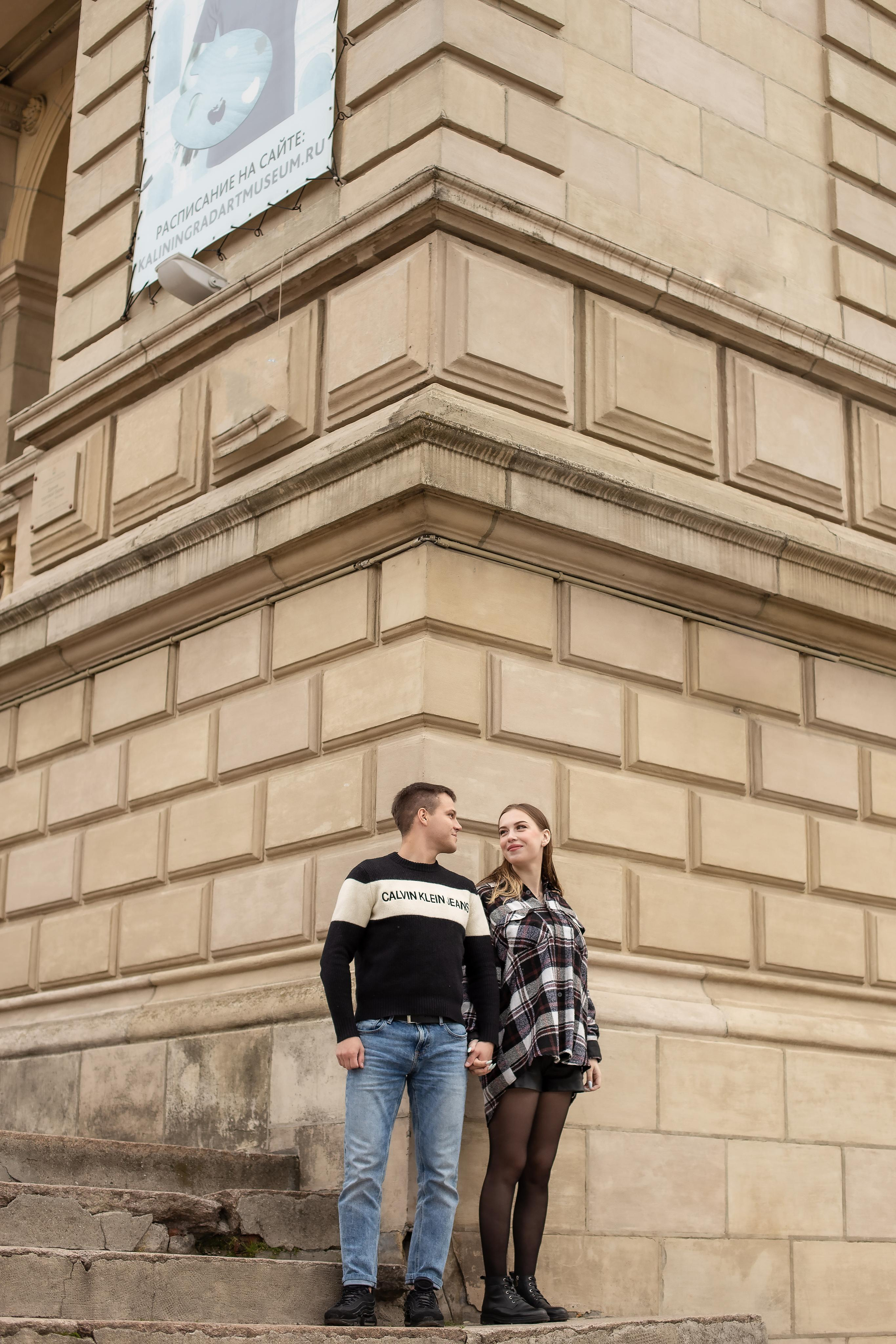 Слава и Полина. В городе. Фотограф в Калининграде Решетникова Алина