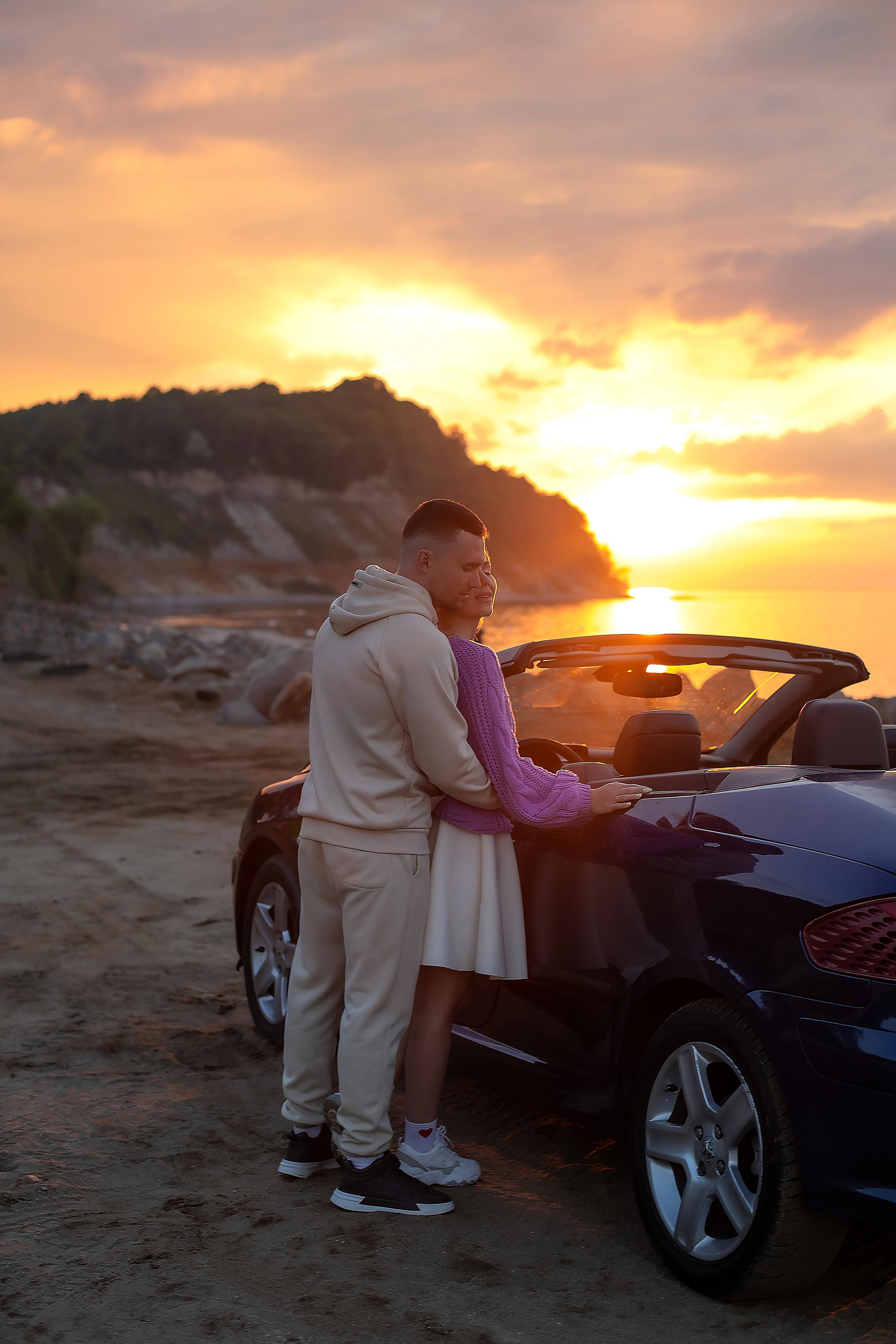 Витя и Ульяна. На берегу моря. Фотограф в Калининграде Решетникова Алина