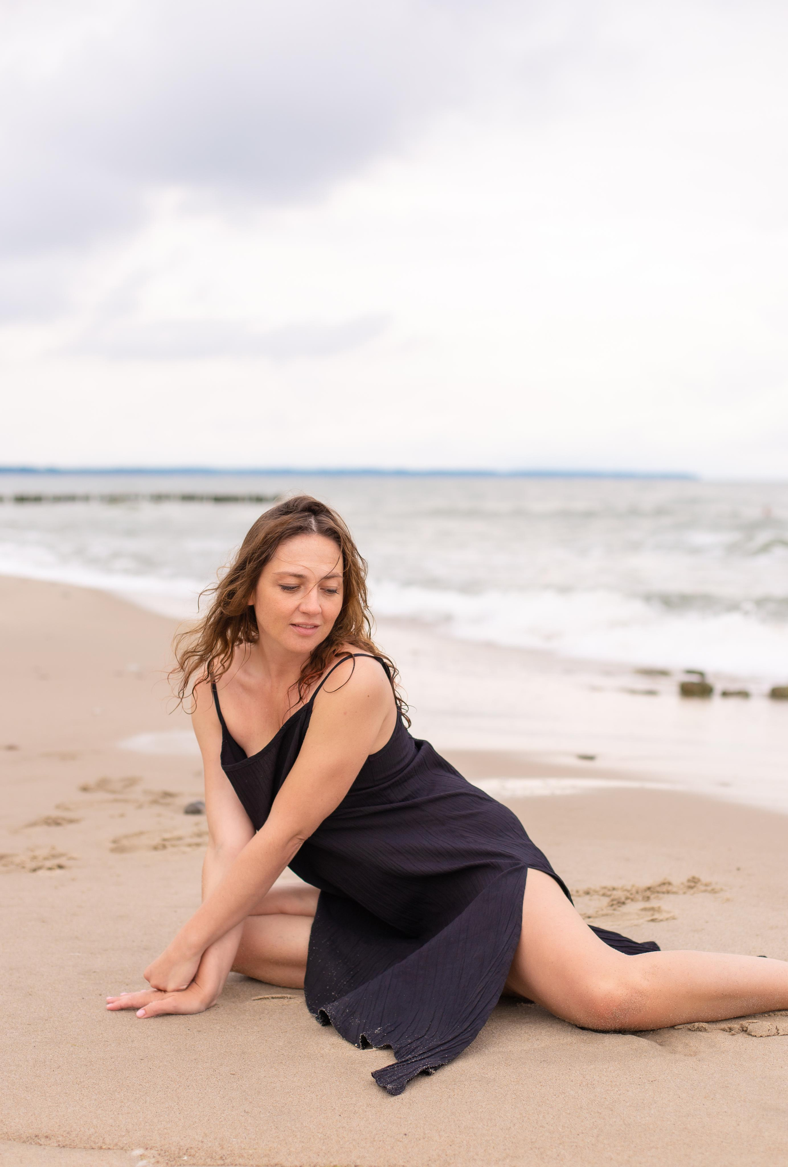 Элина. Пасмурное море. Фотограф в Калининграде Решетникова Алина