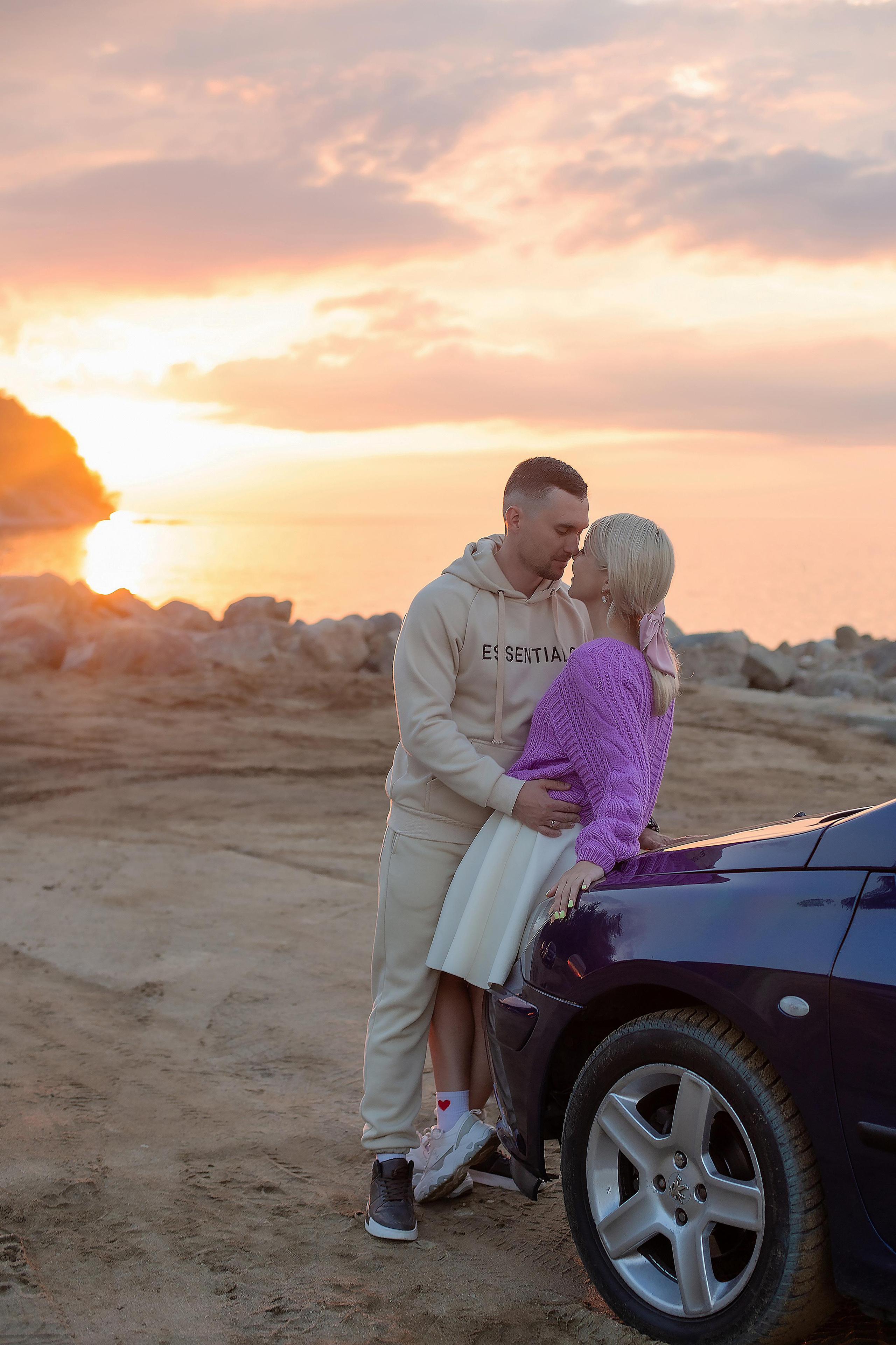 Витя и Ульяна. На берегу моря. Фотограф в Калининграде Решетникова Алина