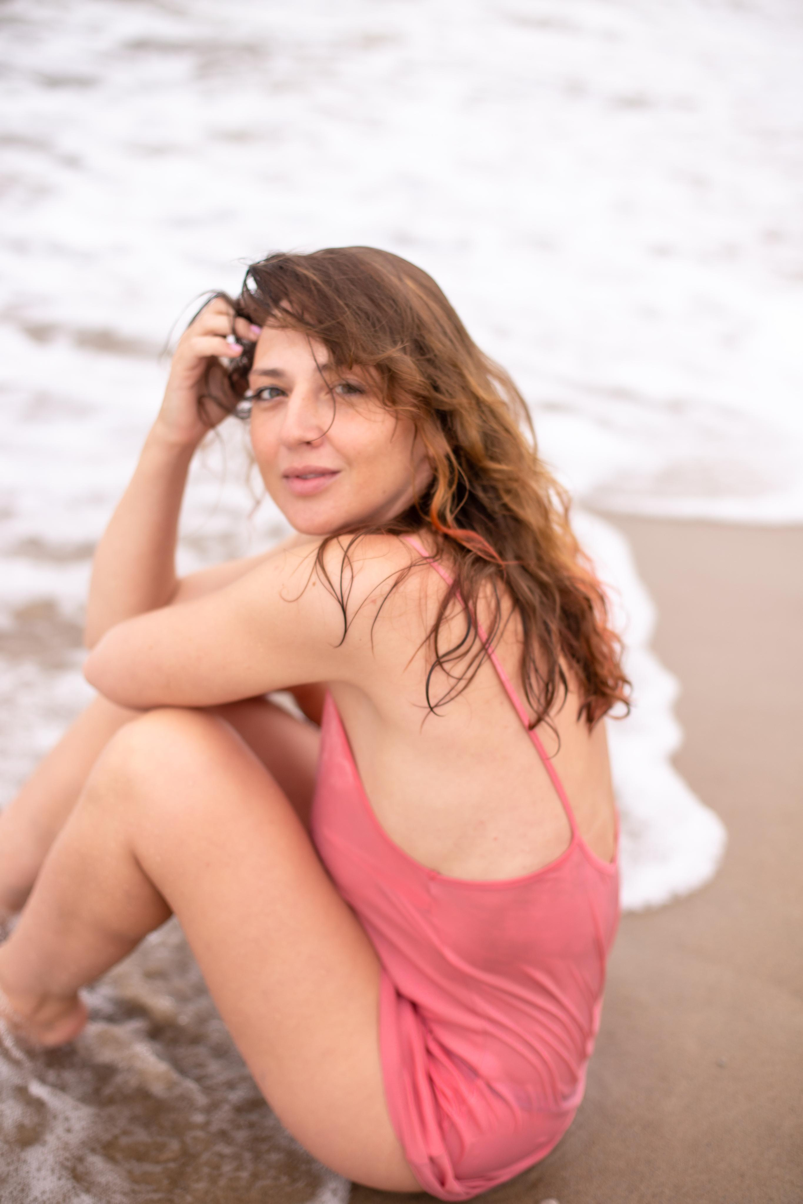 Элина. Пасмурное море. Фотограф в Калининграде Решетникова Алина