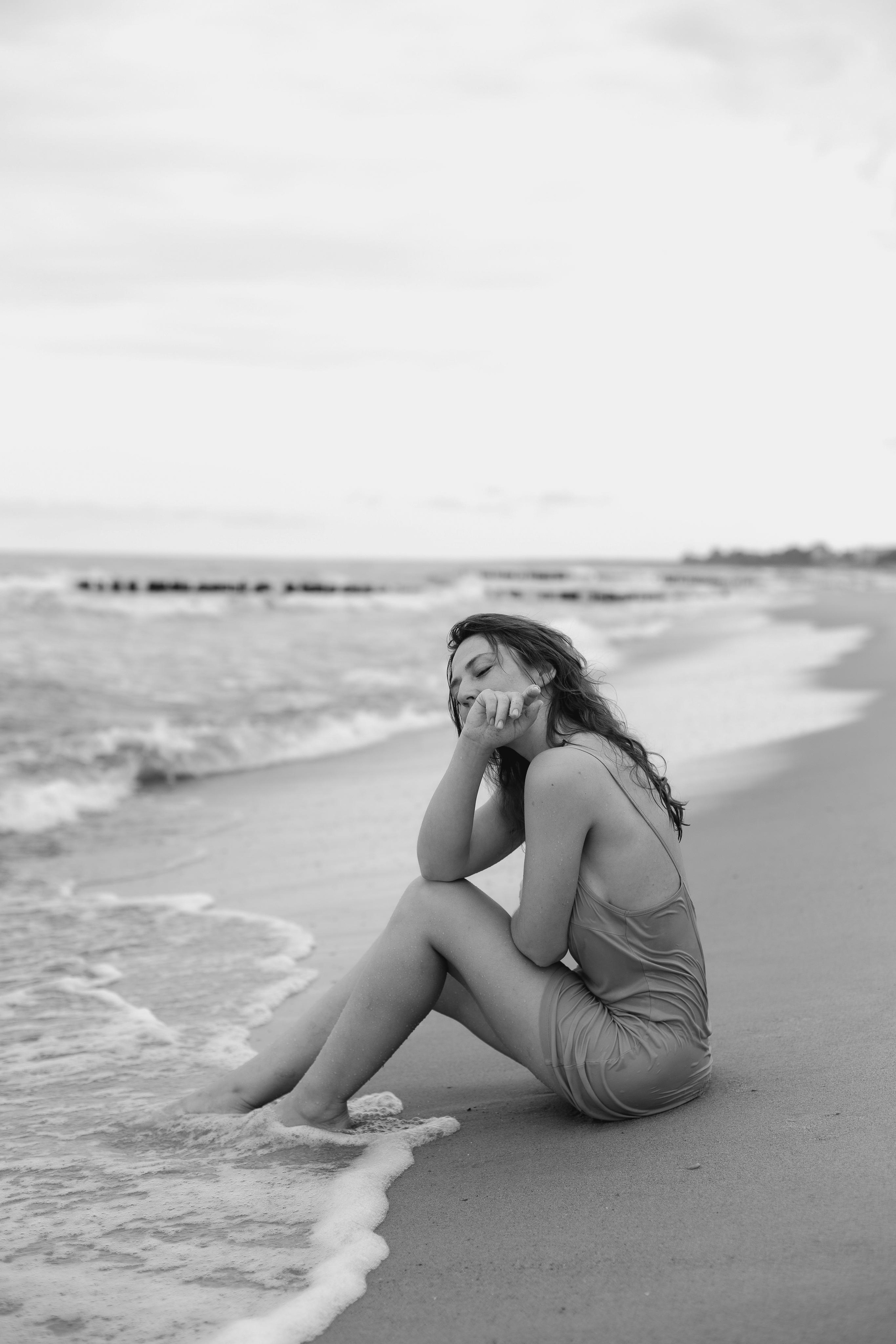 Элина. Пасмурное море. Фотограф в Калининграде Решетникова Алина