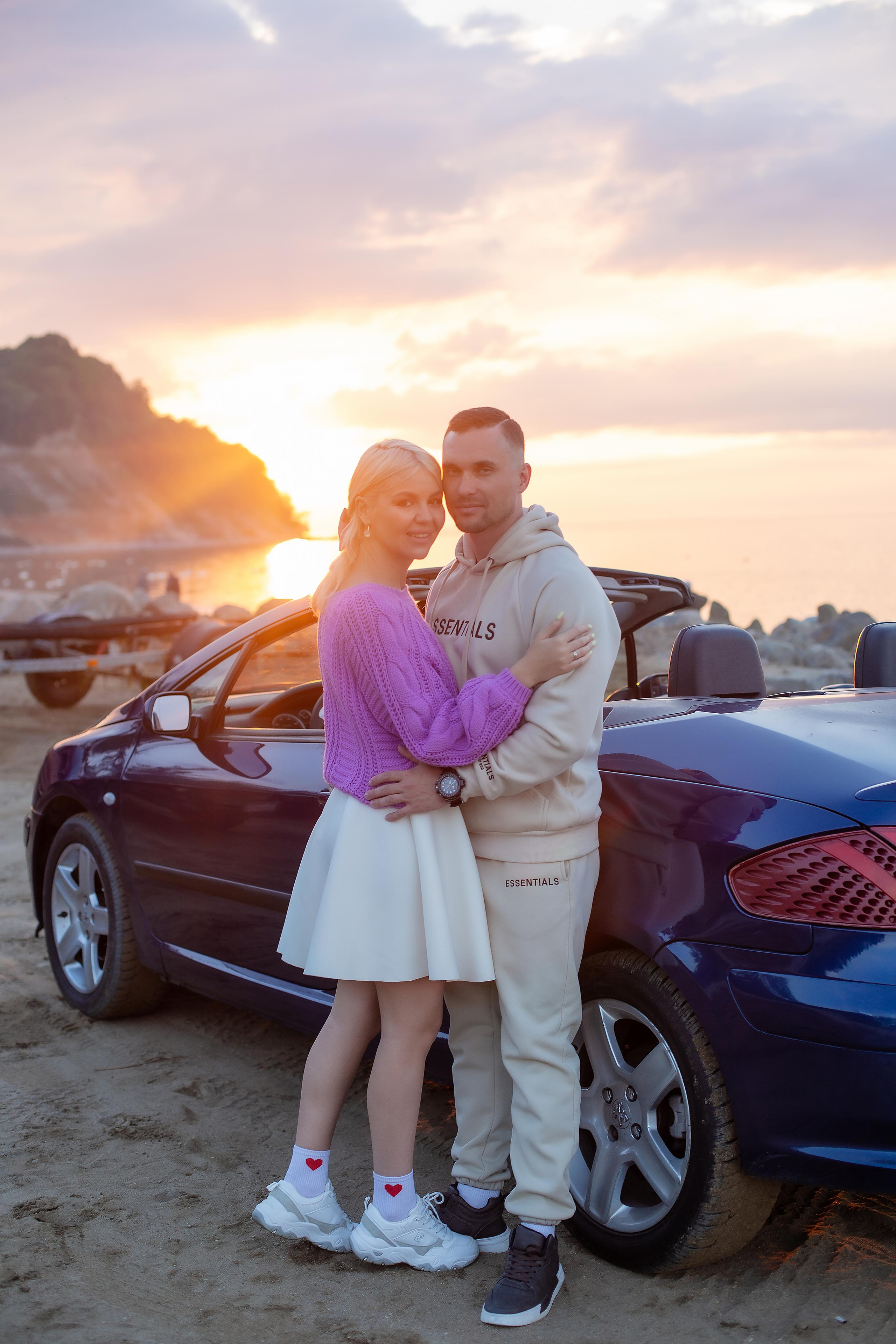 Витя и Ульяна. На берегу моря. Фотограф в Калининграде Решетникова Алина