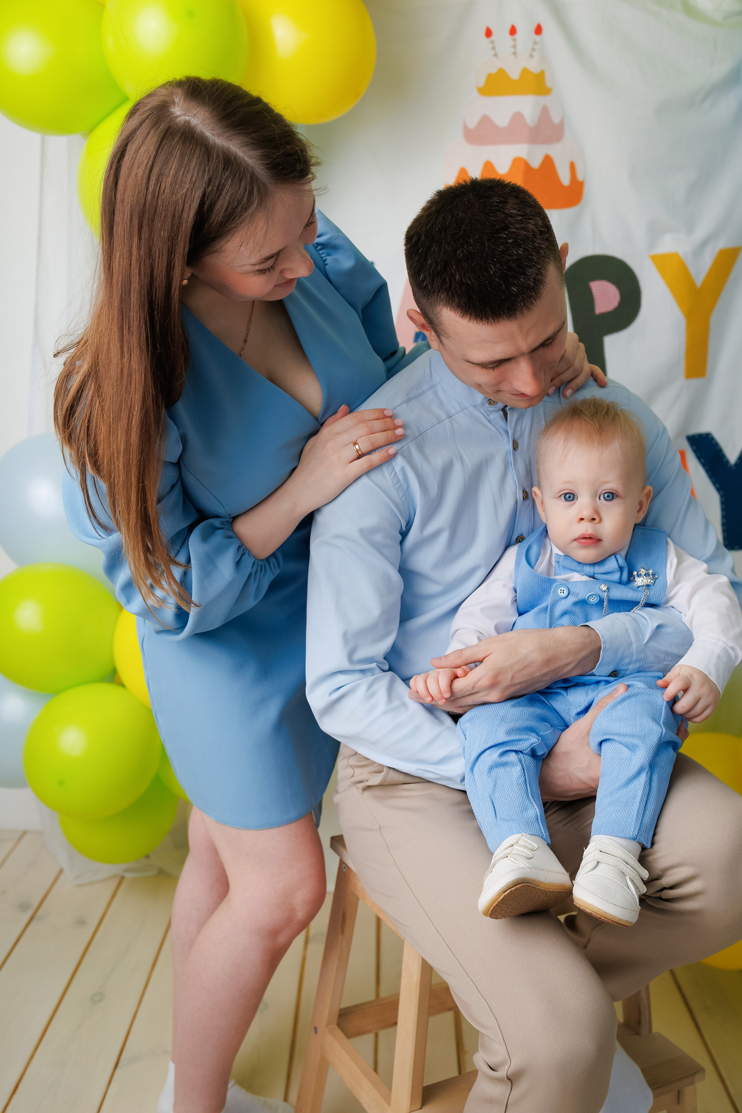 Сашеньке 1 годик. Фотограф новорожденный малышей Новосибирск