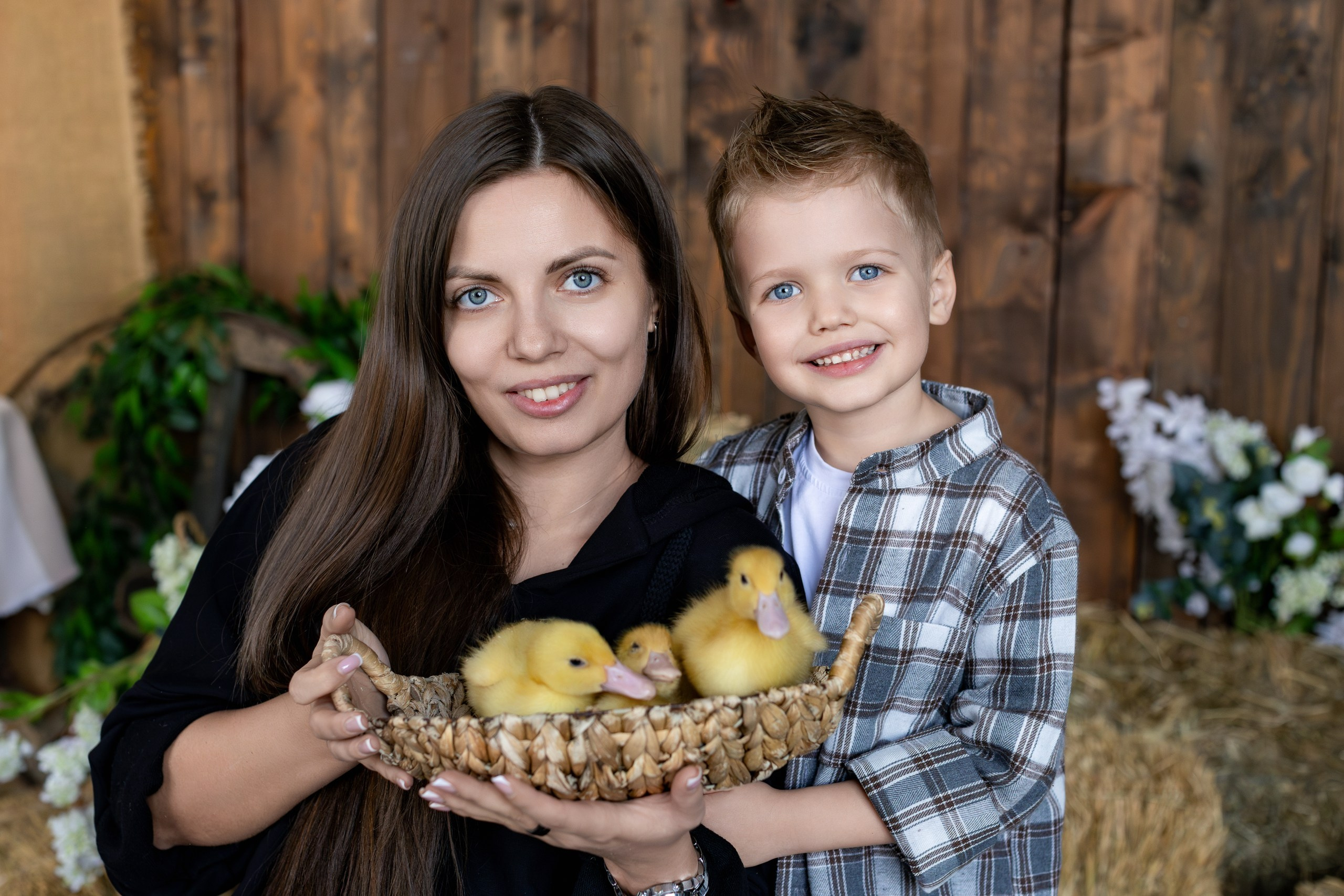 Фотосесии с Утятами и Кроликами (Пасхальные Фотосессии). Семейный и Детский фотограф в Москва Скворцова Татьяна