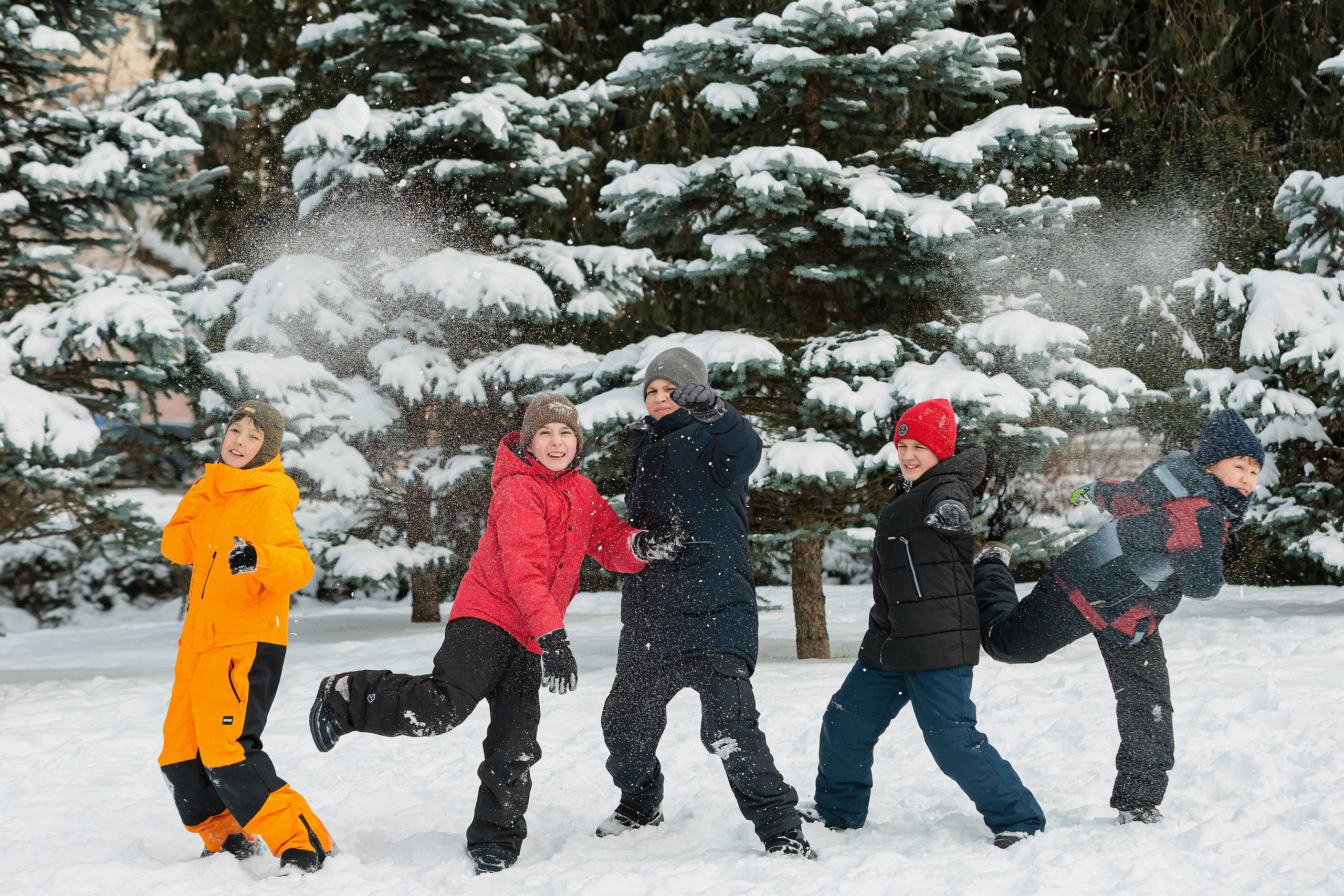 Зима. Начальная школа. Свадебный, семейный, детский фотограф в Санкт-Петербурге