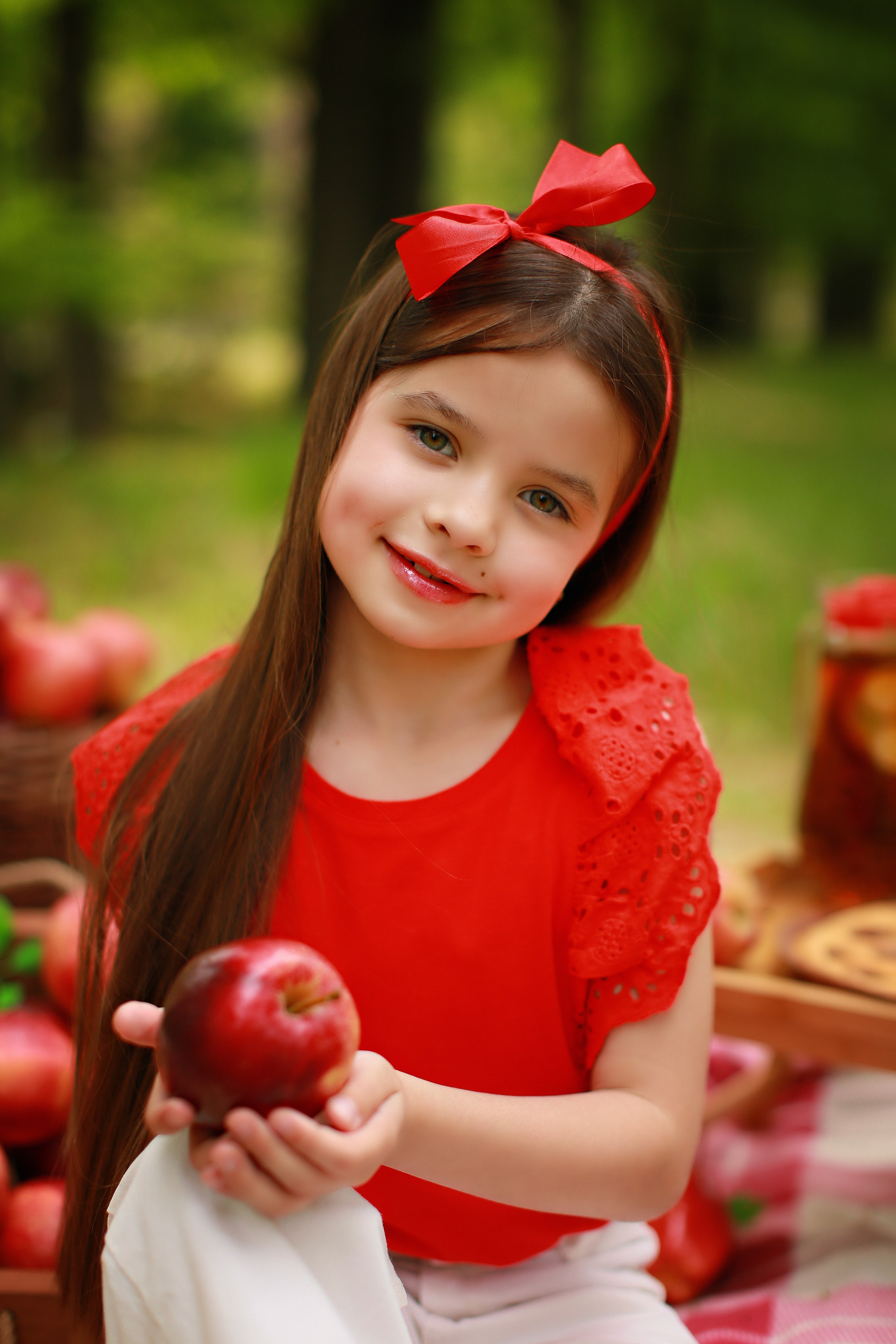Яблочный пикник. Детский семейный фотограф Краснодар