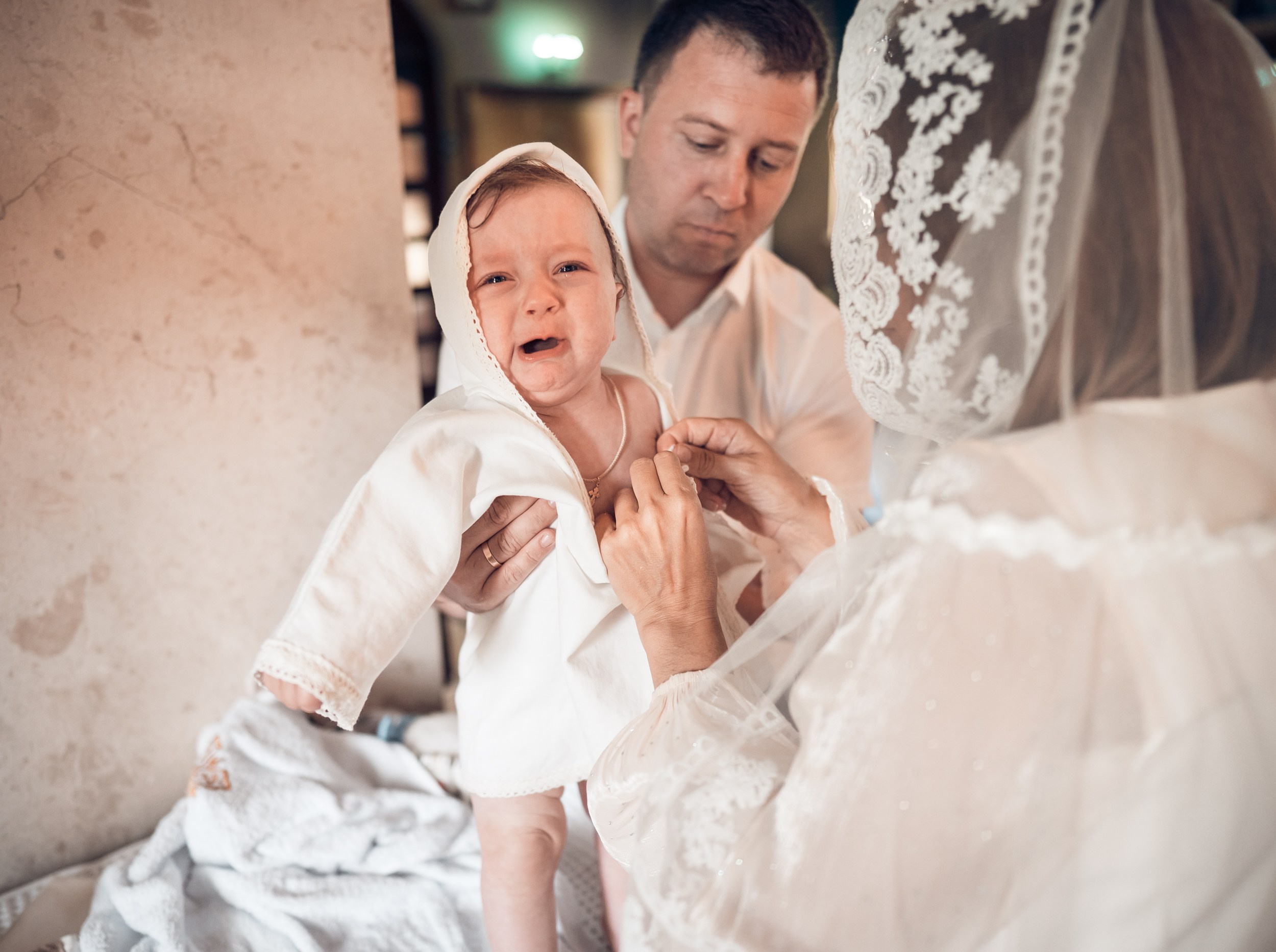 Крещение в храме Прп.Сергия Радонежского с. Орлиное. Церковный фотограф Севастополь