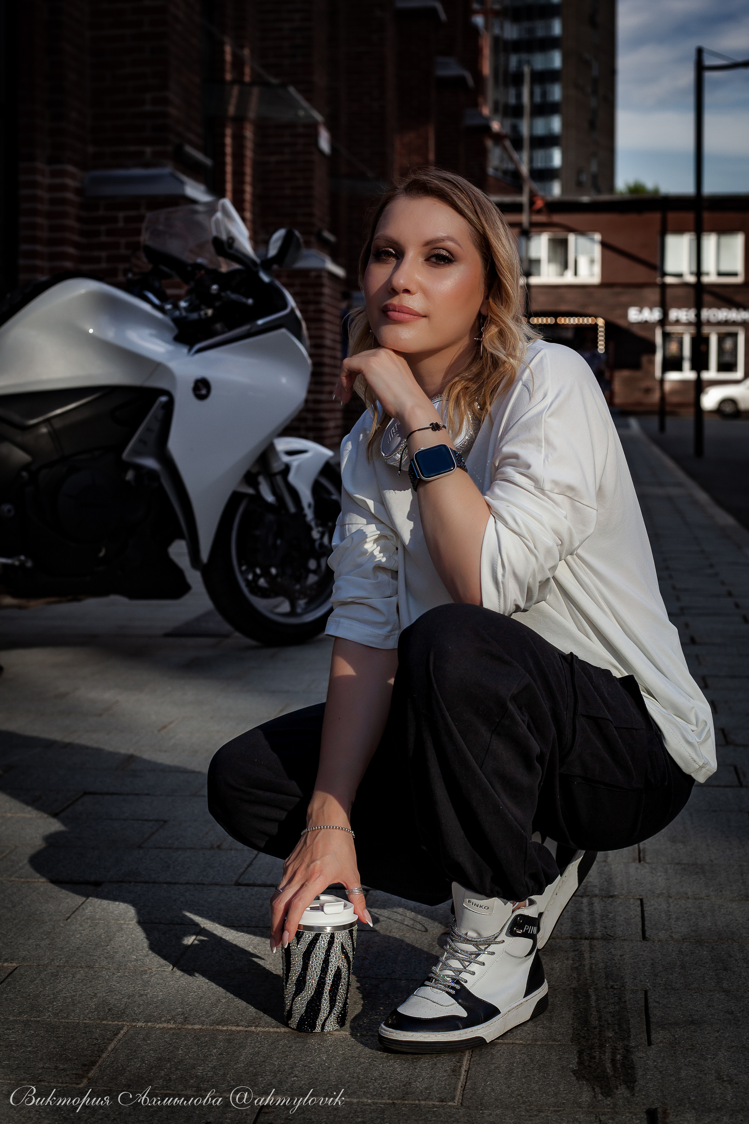 Анастасия (Honda VFR1200). Виктория Ахмылова. Фотограф в Москве