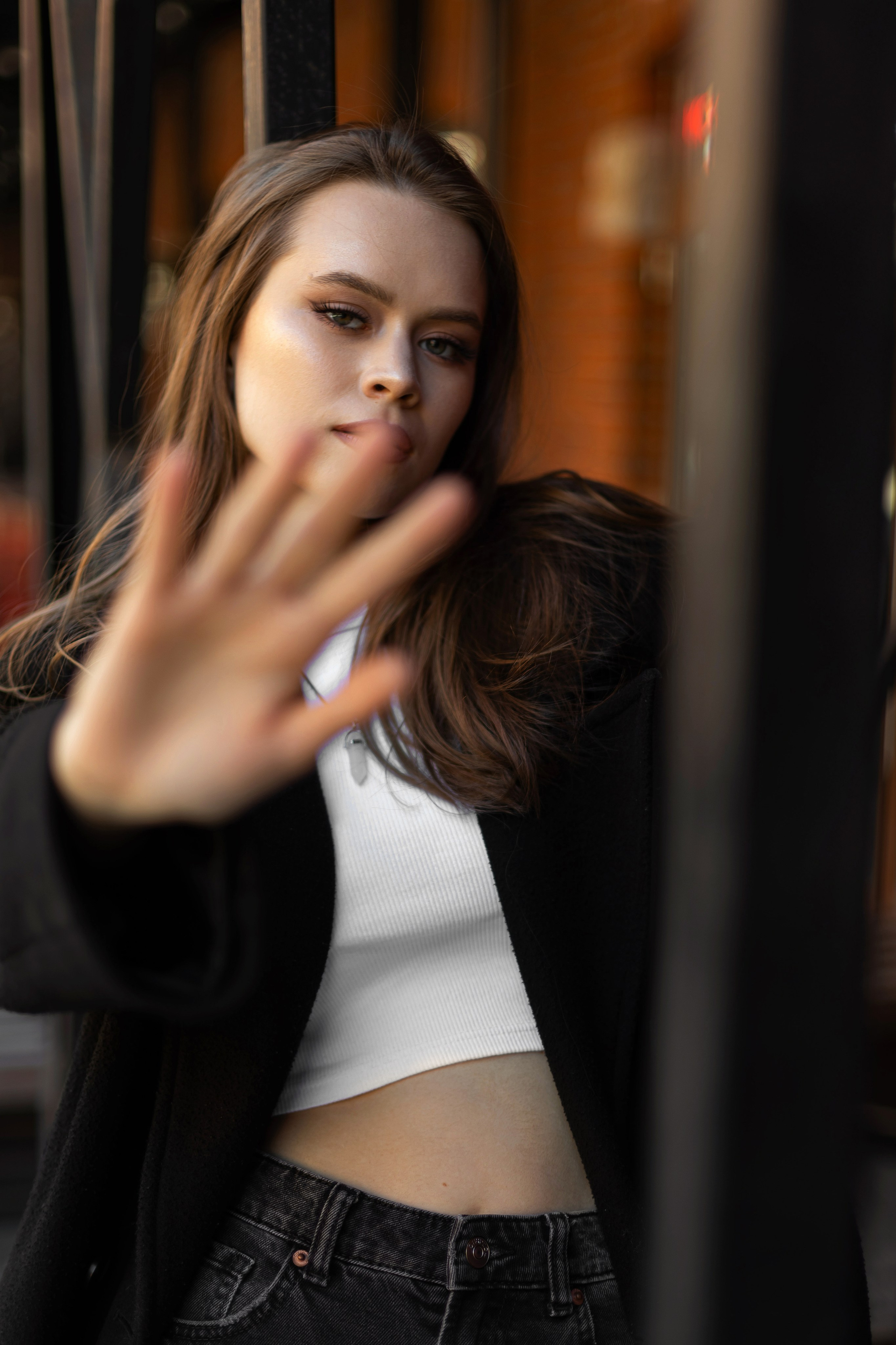 Фотосъемка девушки в пространстве Seno. Свадебный и портретный фотограф в Санкт-Петербурге Надежда Чечулина