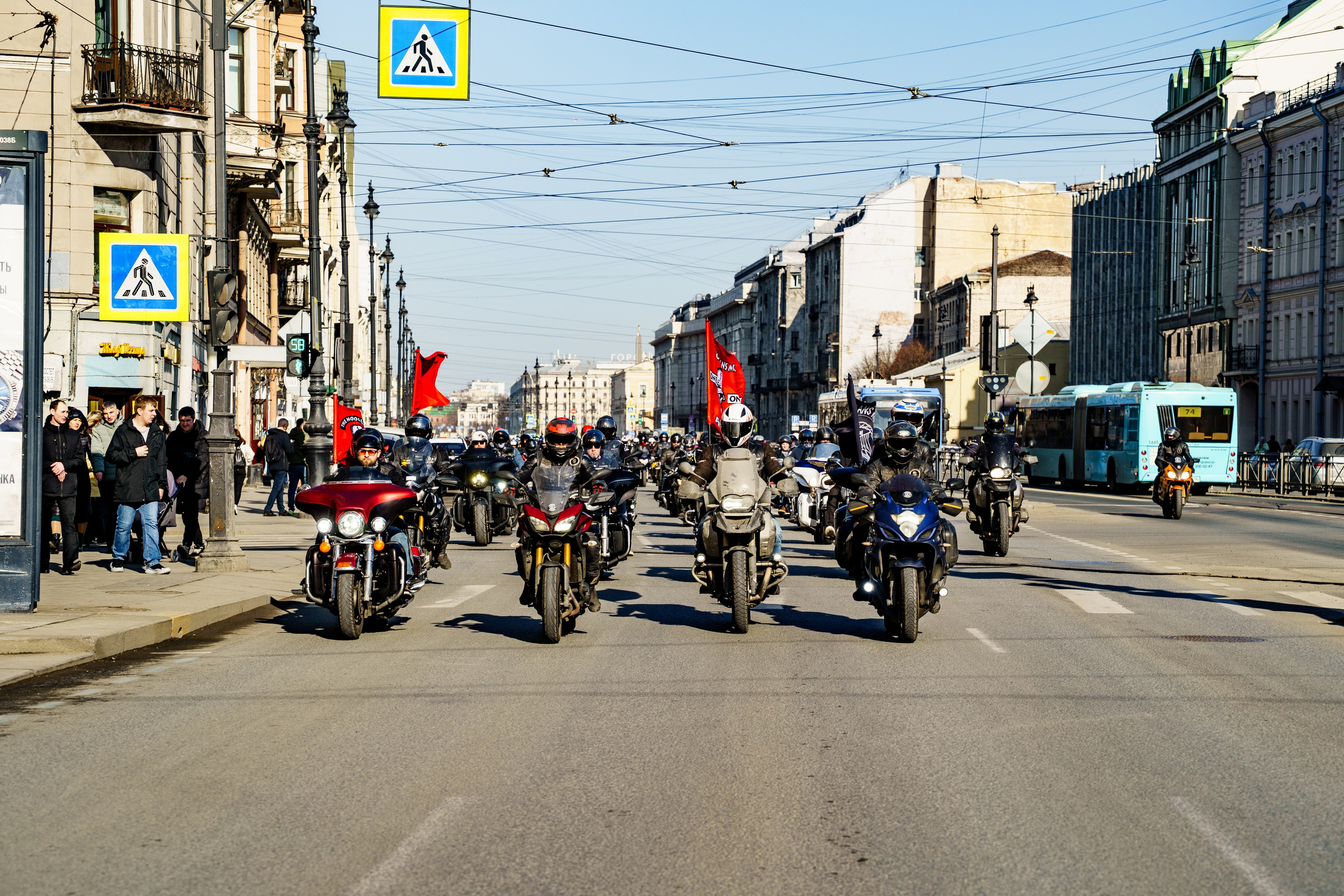 Прохват мотоклуба Norman Riders ч.1. Концертный и репортажный фотограф в Санкт-Петербурге Слава Пахомов