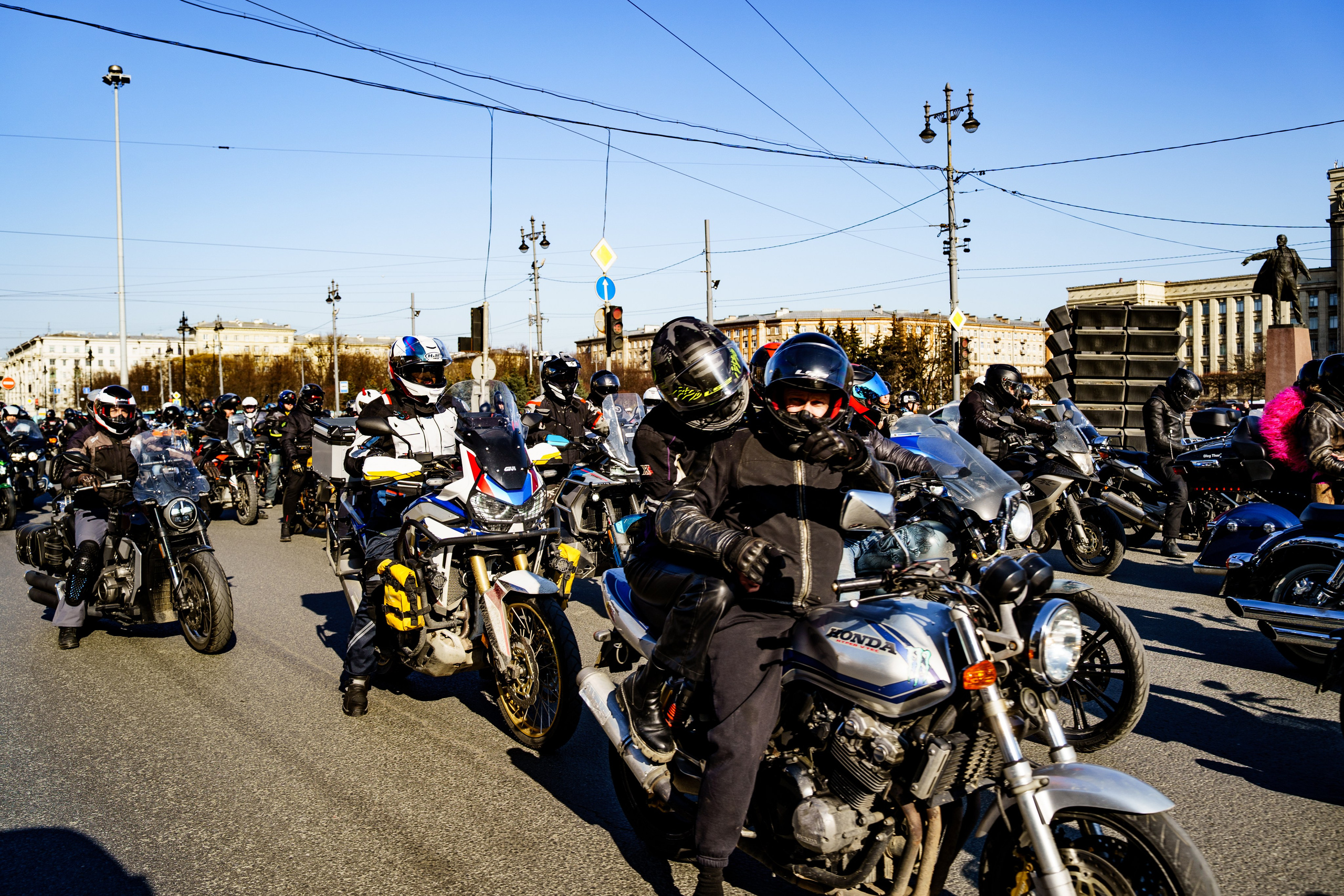 Прохват мотоклуба Norman Riders ч.1. Концертный и репортажный фотограф в Санкт-Петербурге Слава Пахомов