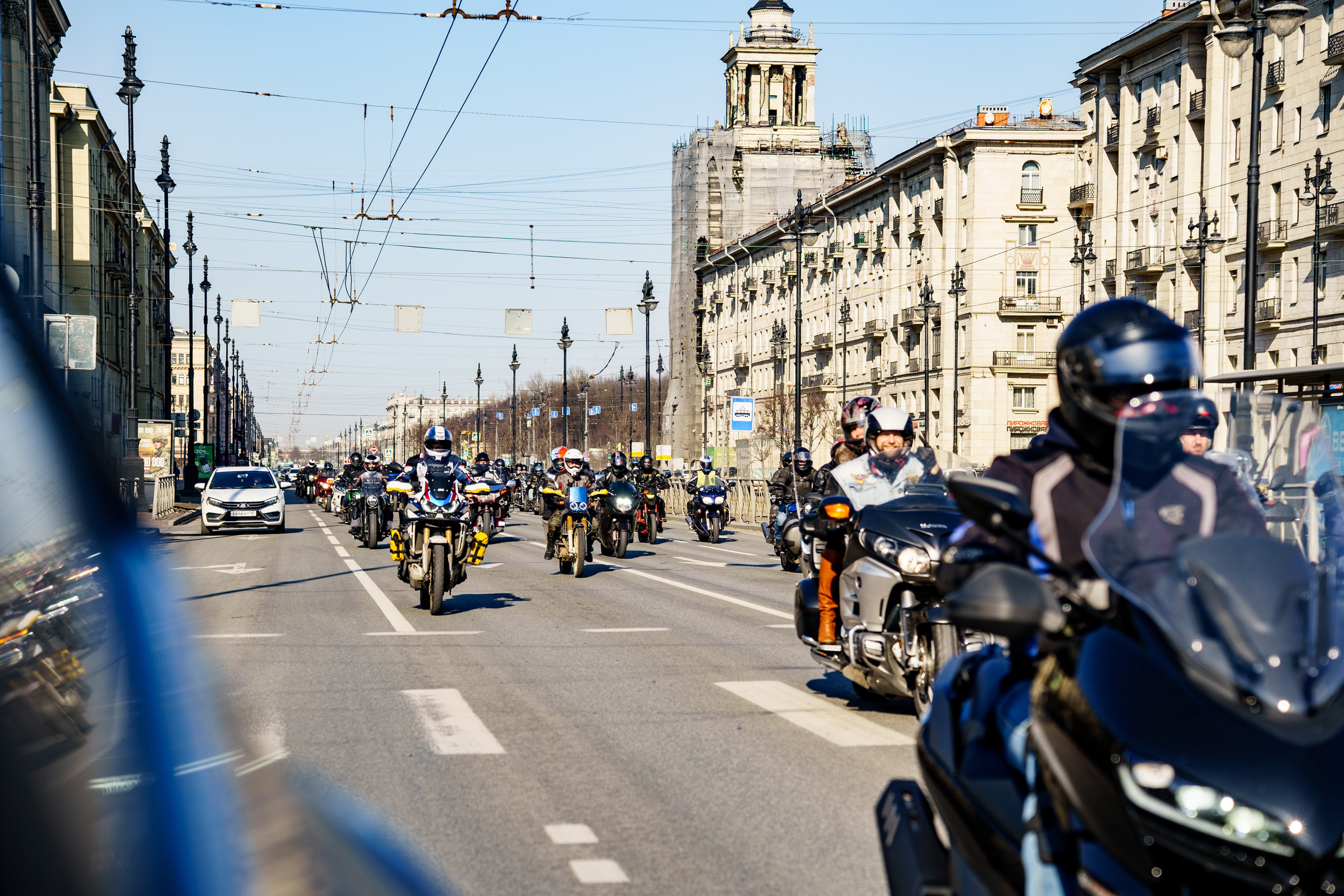 Прохват мотоклуба Norman Riders ч.1. Концертный и репортажный фотограф в Санкт-Петербурге Слава Пахомов