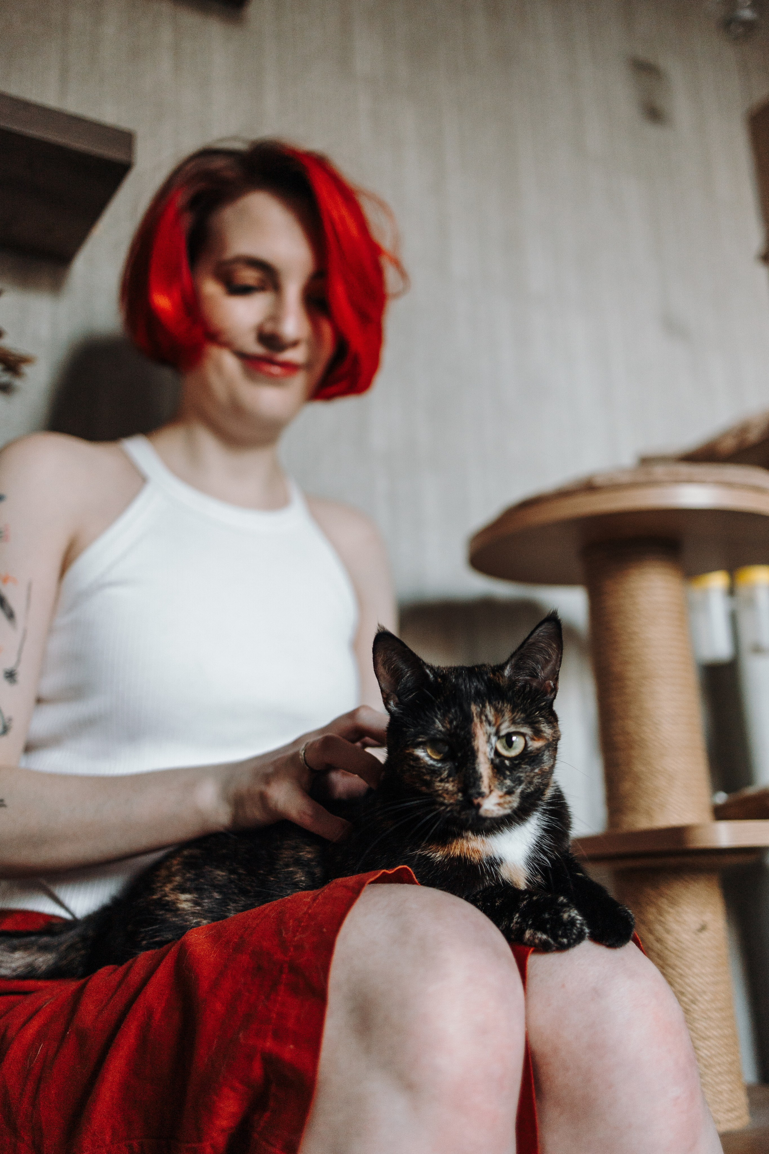 Саша и ее хвосты. Фотограф — Анималист | Санкт-Петербург