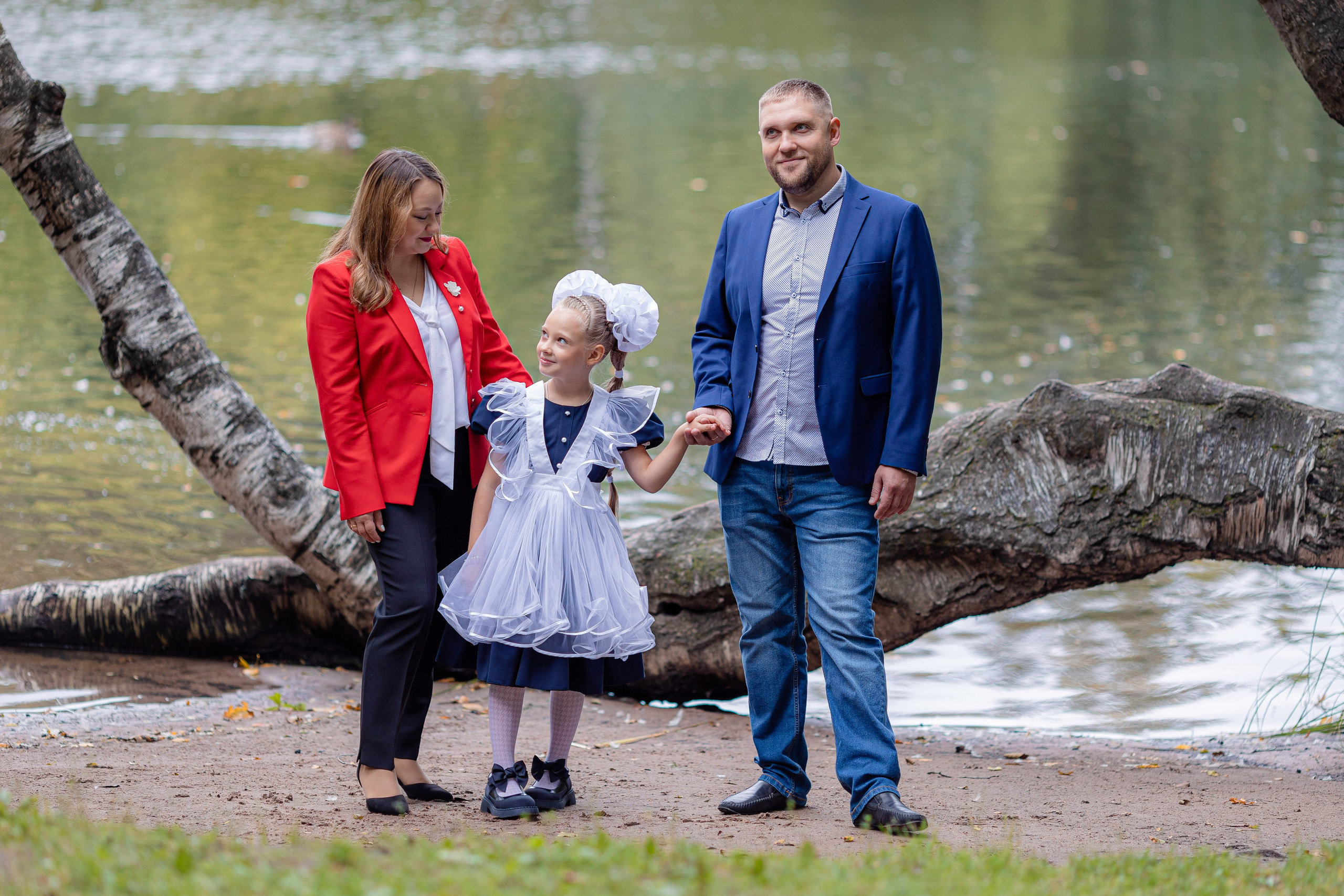 Семейная фотосессия 1-го сентября. Ирина Носова - семейный и детский фотограф