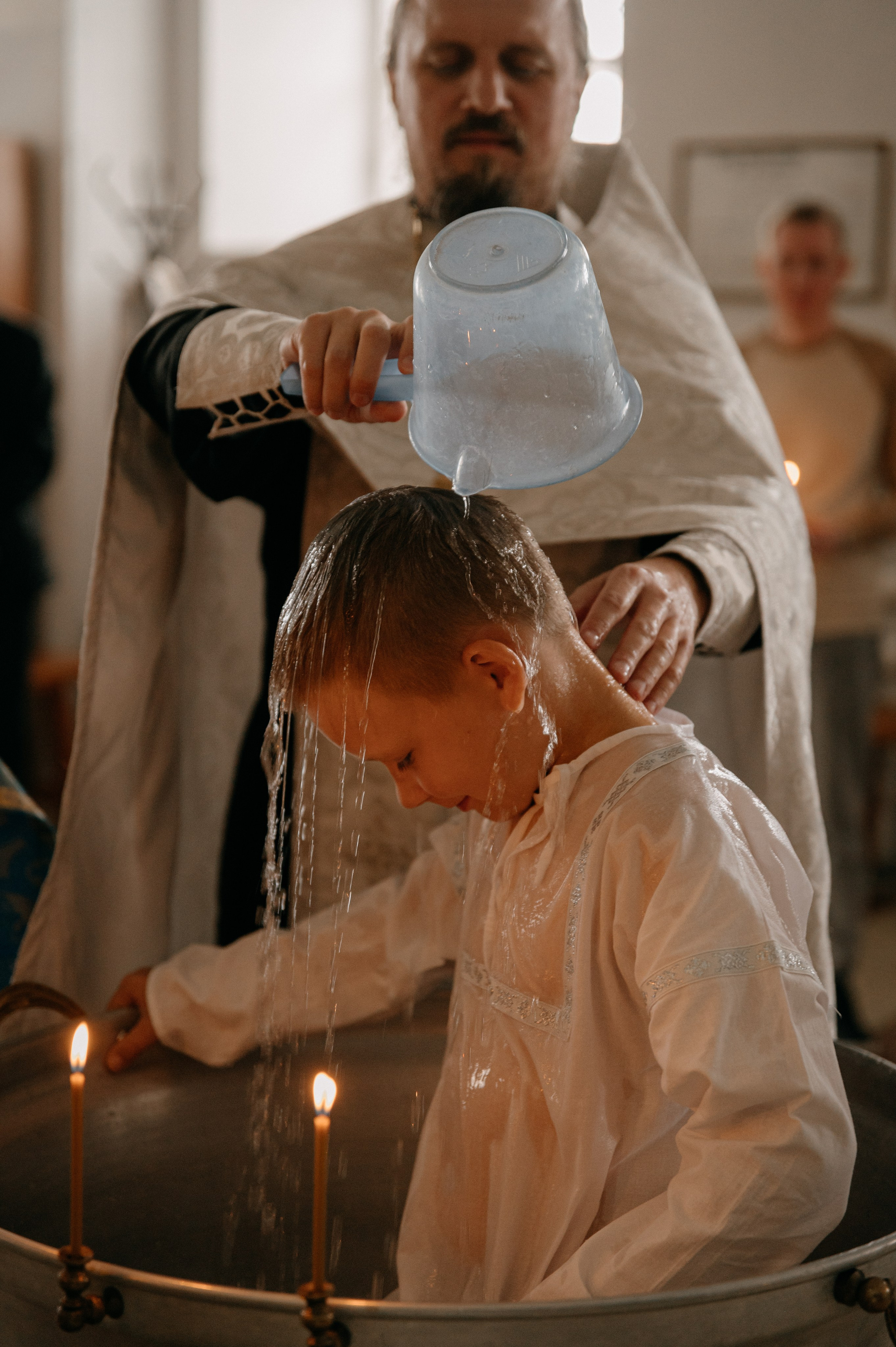 Крещение братьев. Семейный и детский фотограф в Шатках и Арзамасе Александра Магомедова