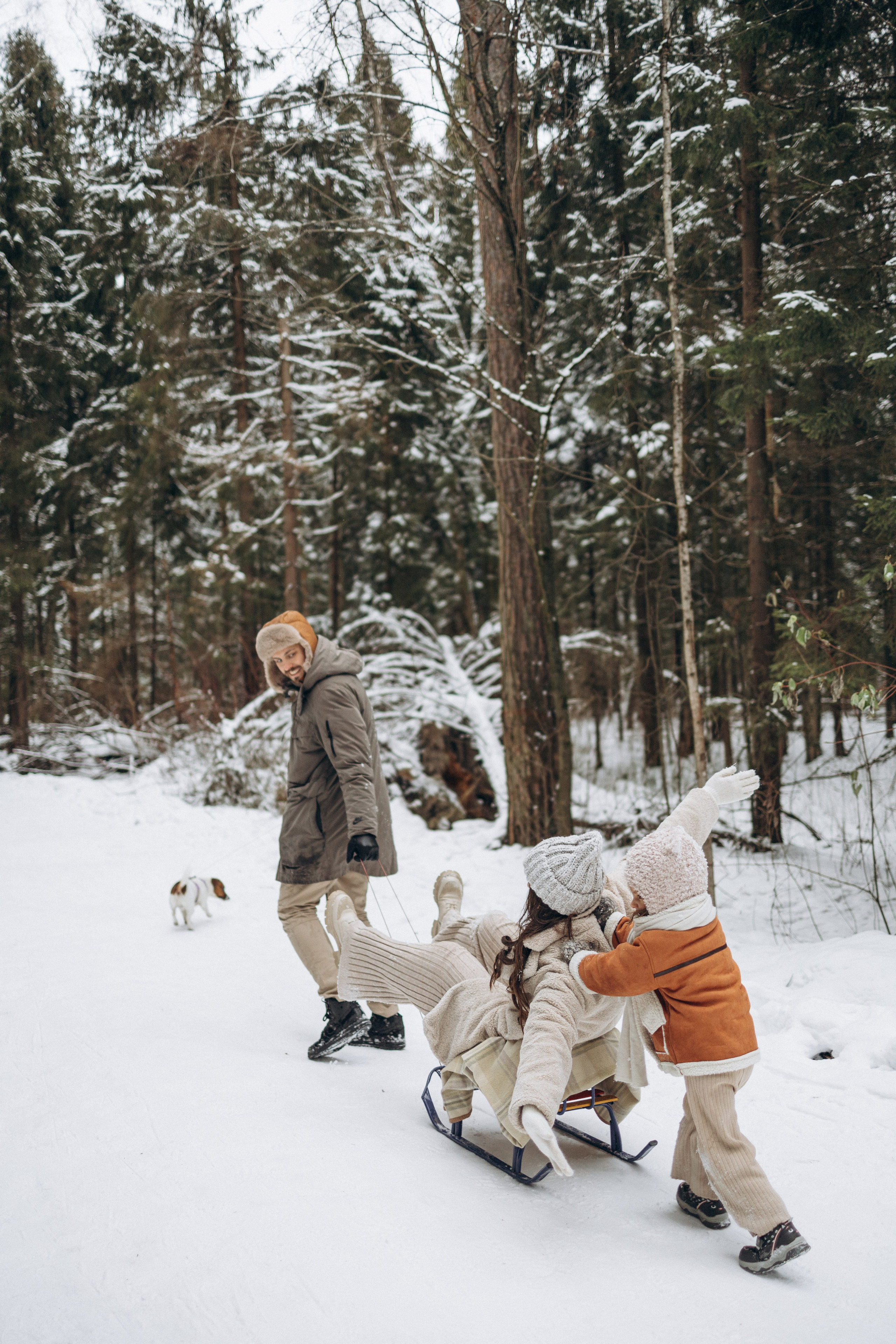 Зимняя прогулка. Семейный фотограф в Москве Валерия Карпова