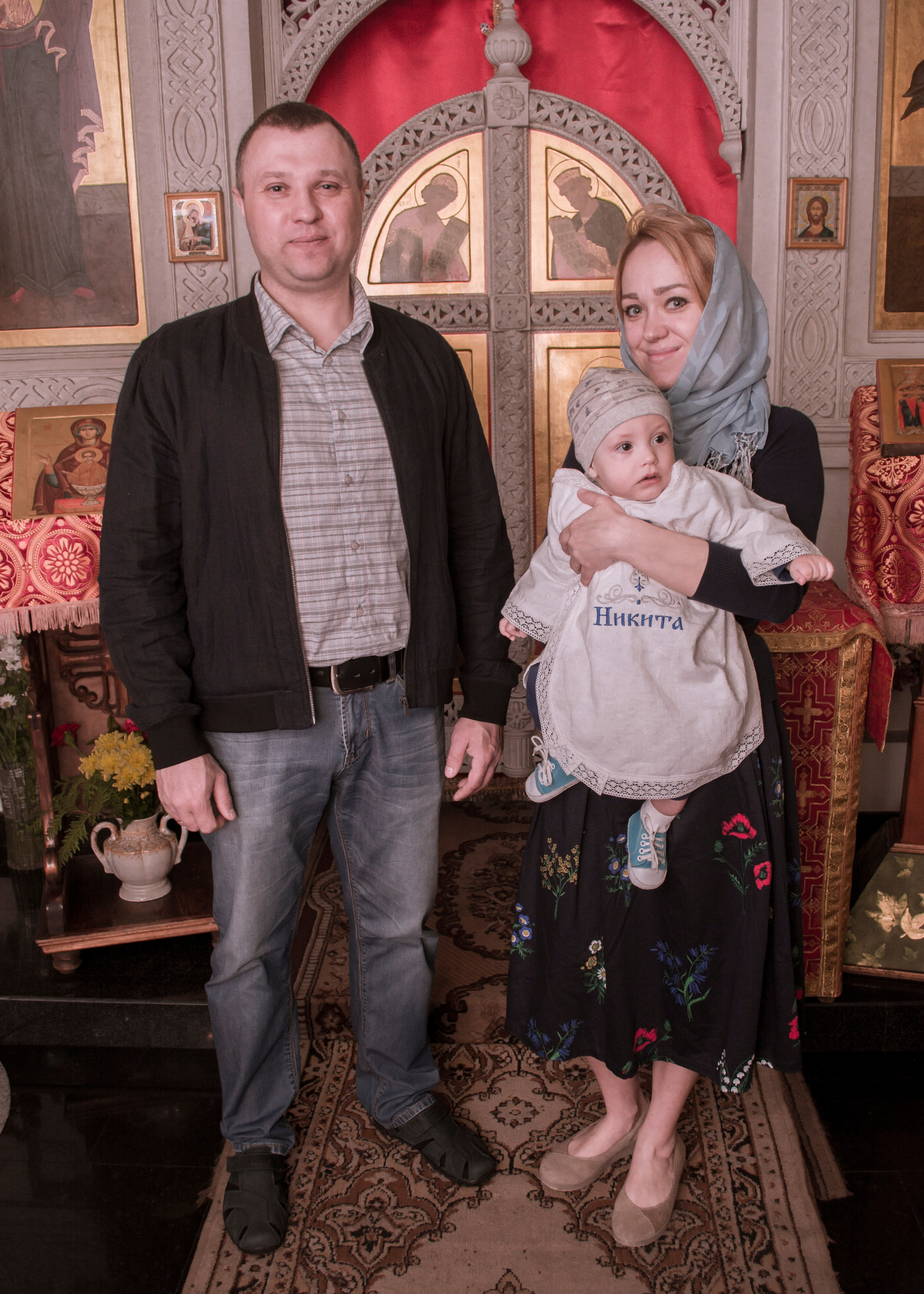 Крещение Никиты в храме Михаила Тверского г. Тверь. Фотограф Евгений Егоров