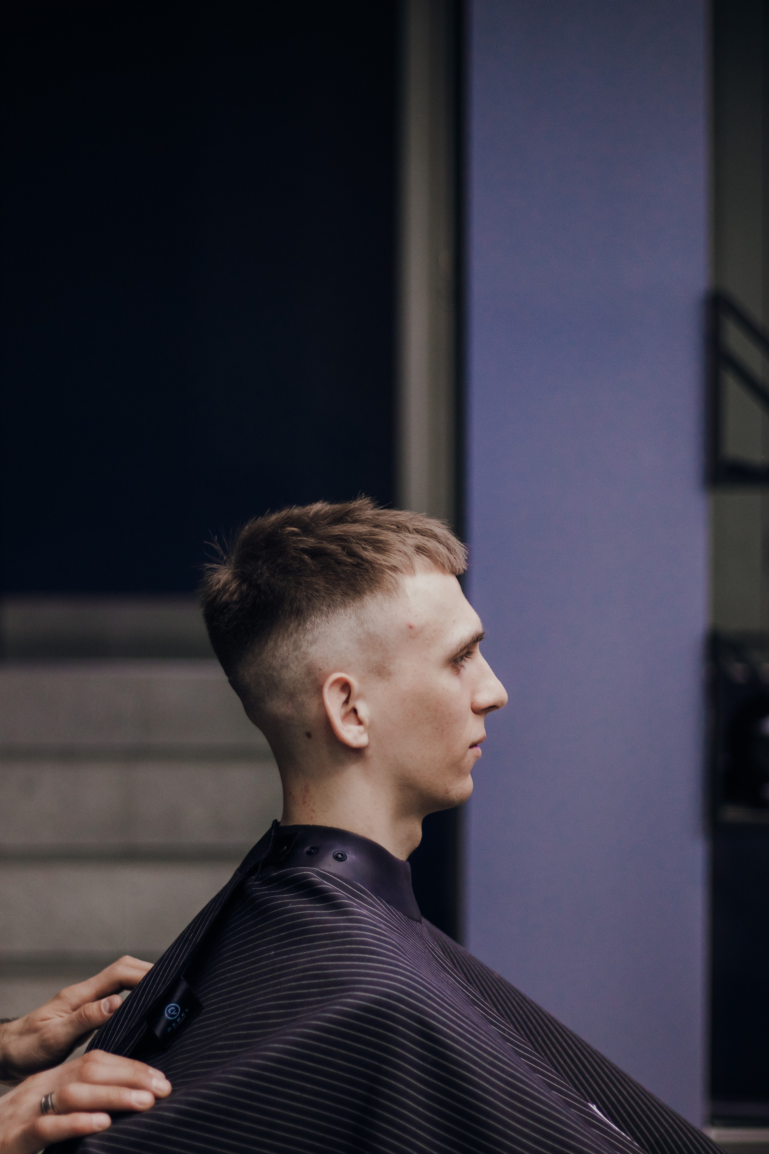 Barbershop Dad. Content shooting. KRIS KRUPINNIKOVA