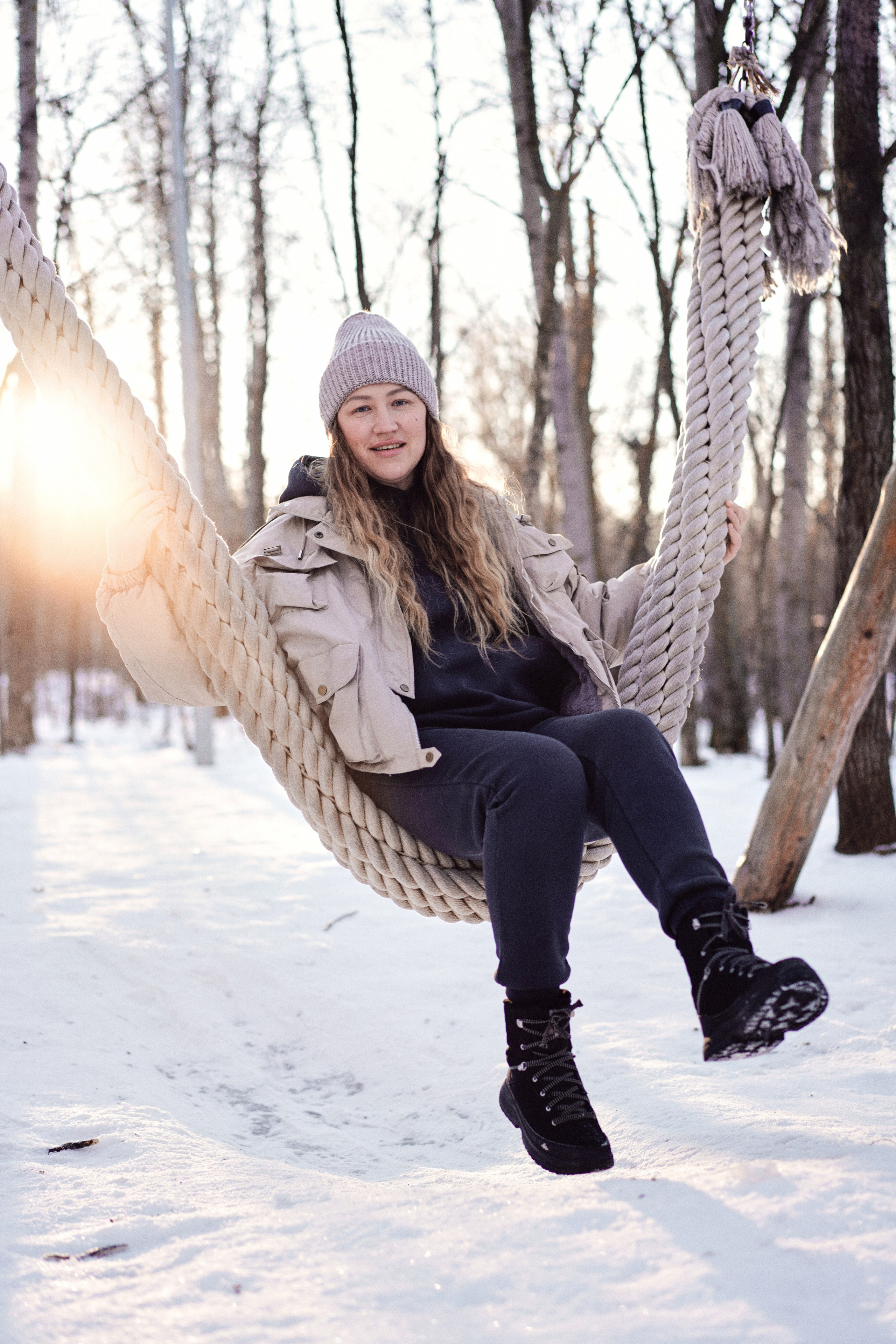 Прогулка морозным утром. Фотограф Казань