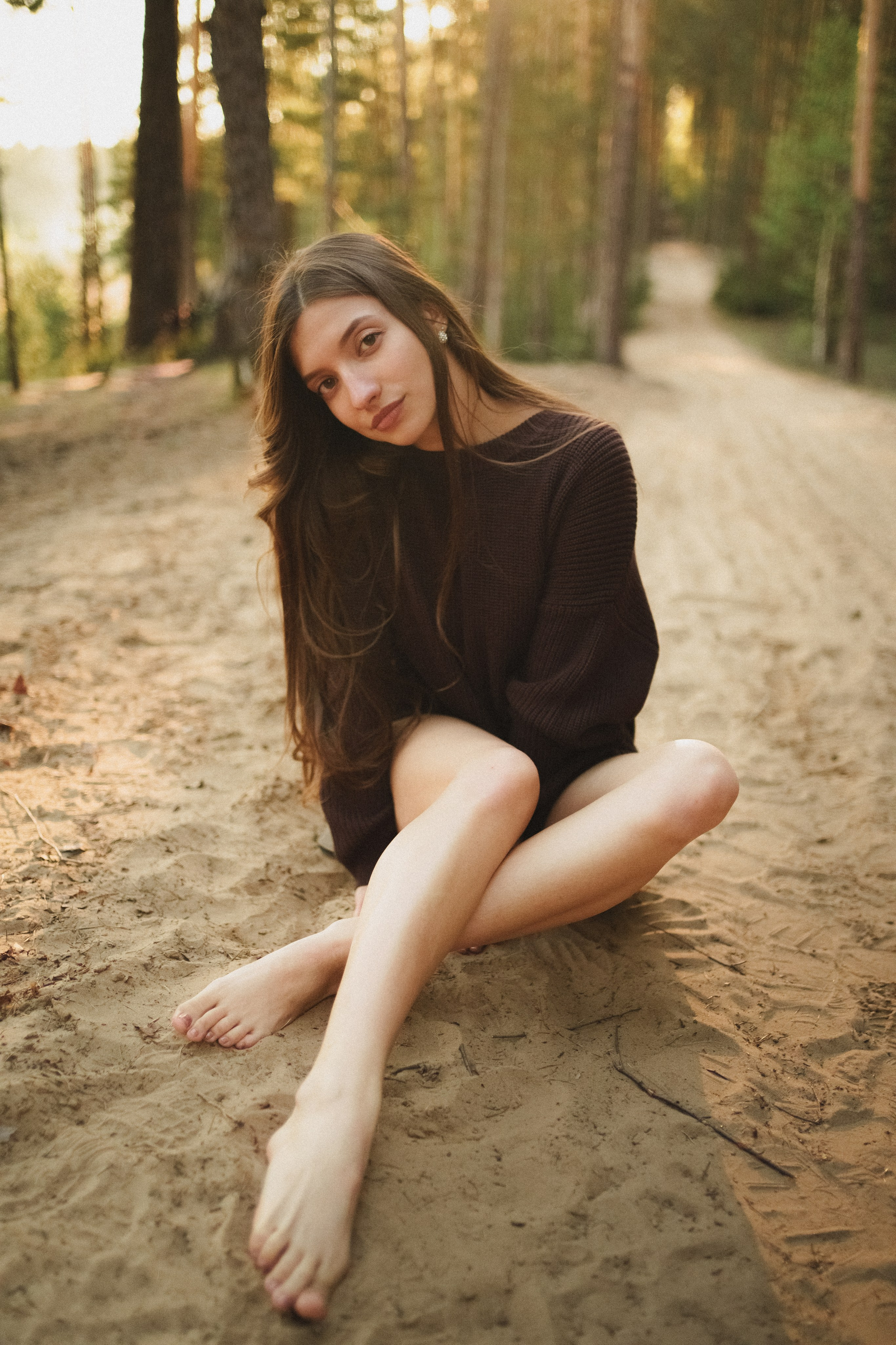 Делла, съёмка у озера. Портретный фотограф в Казани, Красной Поляне и Сочи Анна Кузнецова