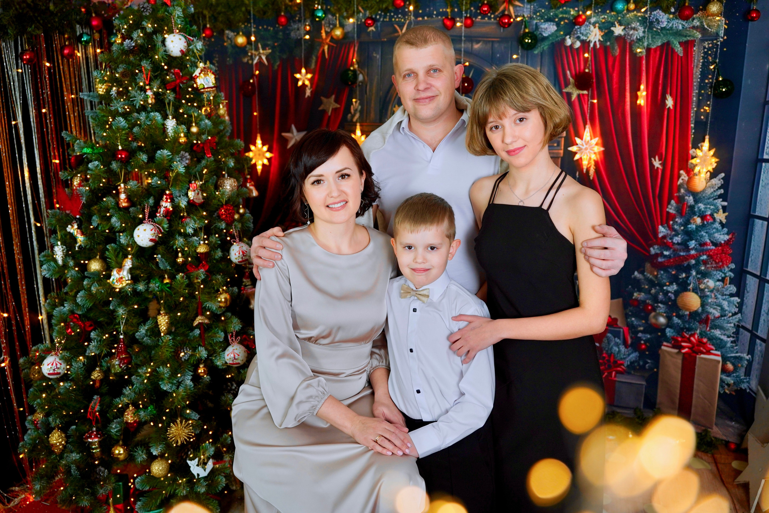 Новогодний фотопроект 2025 № 1. Семейный и детский фотограф Александра Гвоздикова