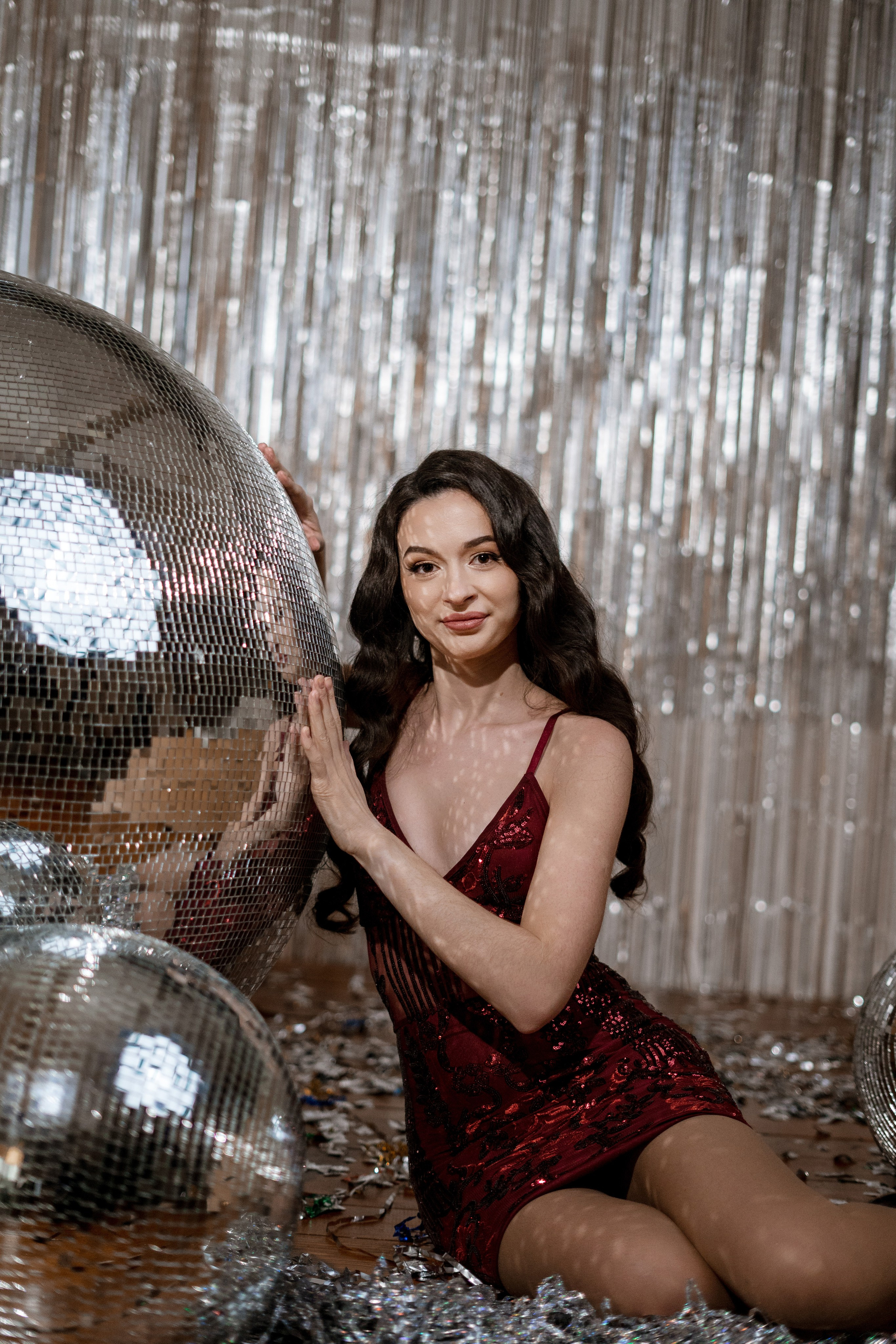 Новогодняя фотостудия. Семейный фотограф СПб Анастасия Василь. Фотосессия на годик