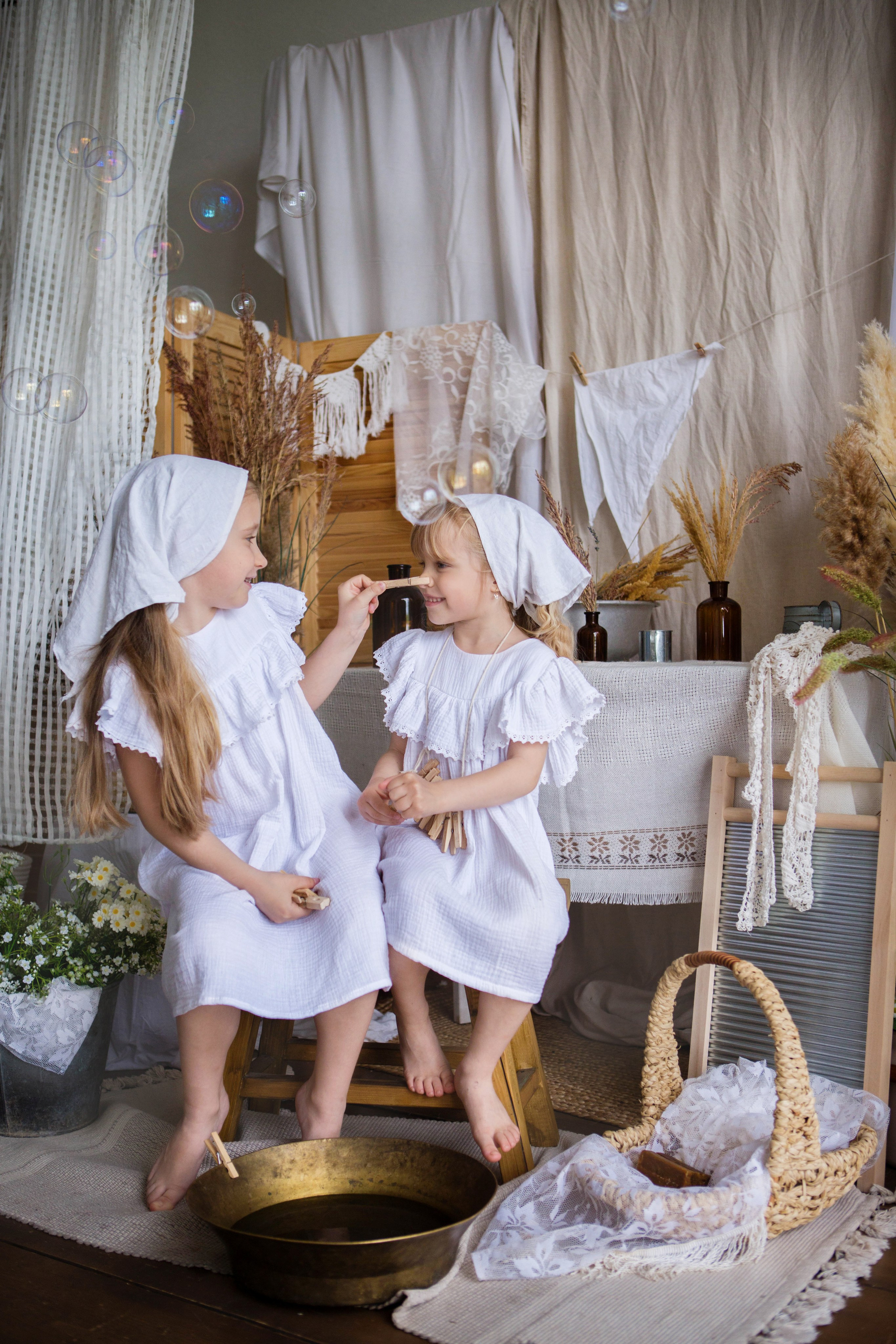 Стирка с утятами. Студия «Mestone». Свадебный семейный и детский фотограф в Краснодаре Карина Федоровская