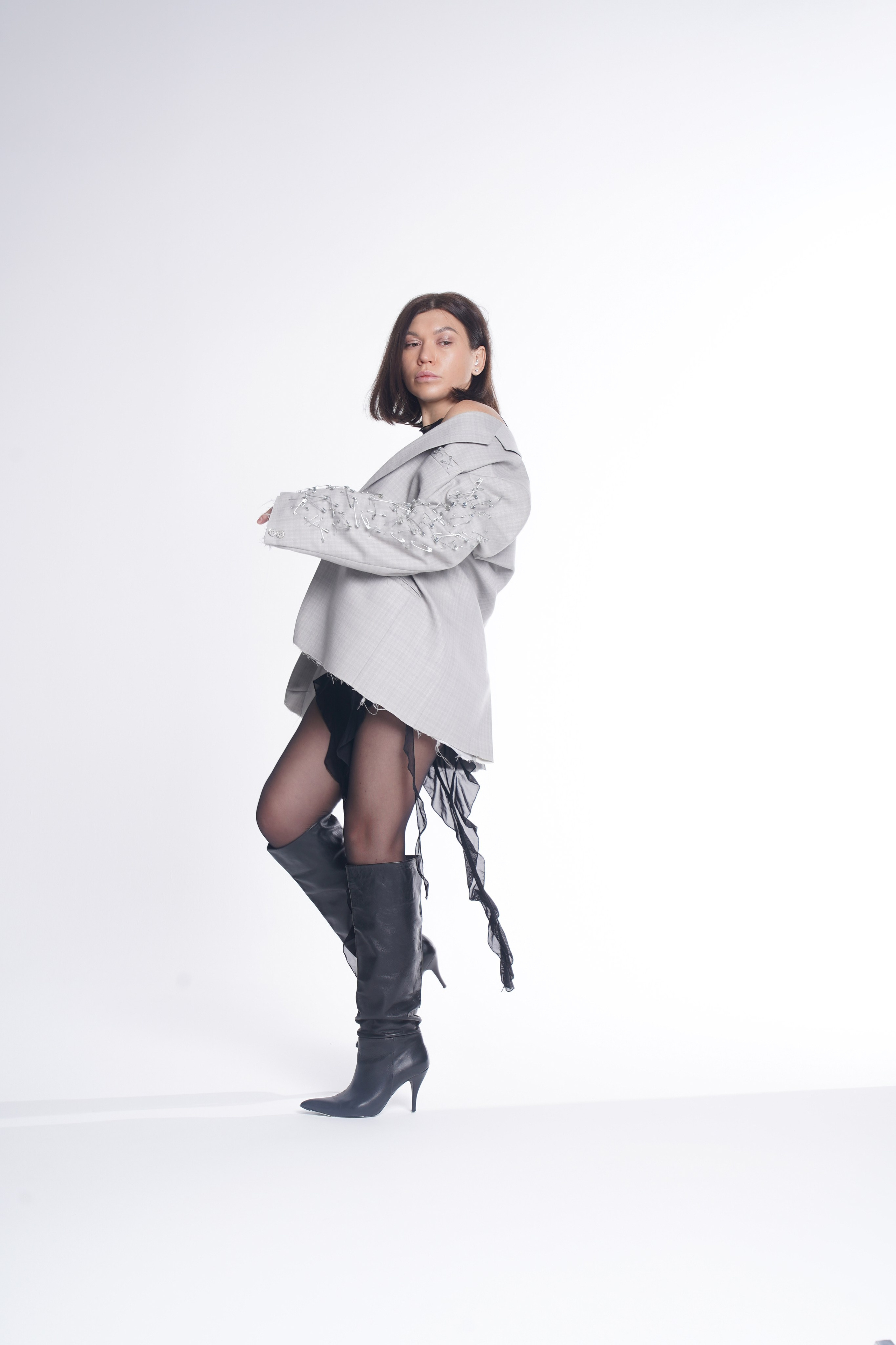 Фото на циклораме. Фотостудия СМЕНА. Анна, фотограф Москва, Зеленоград