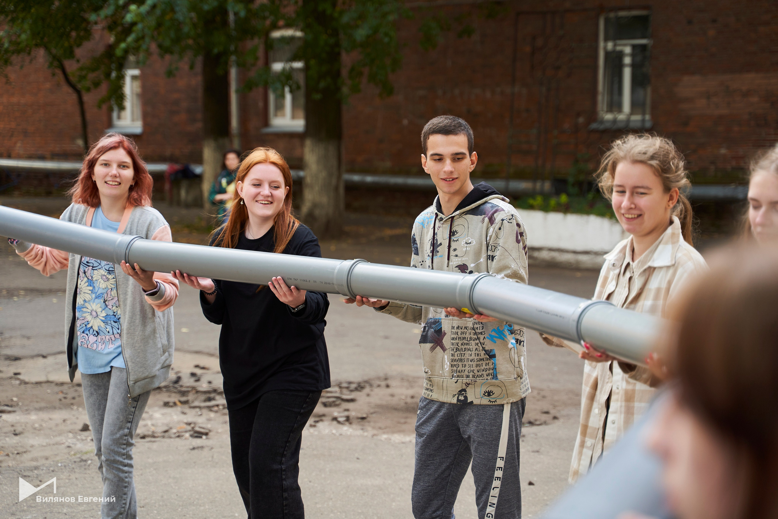 Мероприятие «Веревка» для первокурсников ННГАСУ. Репортажный фотограф Вилянов Евгений. Нижний Новгород