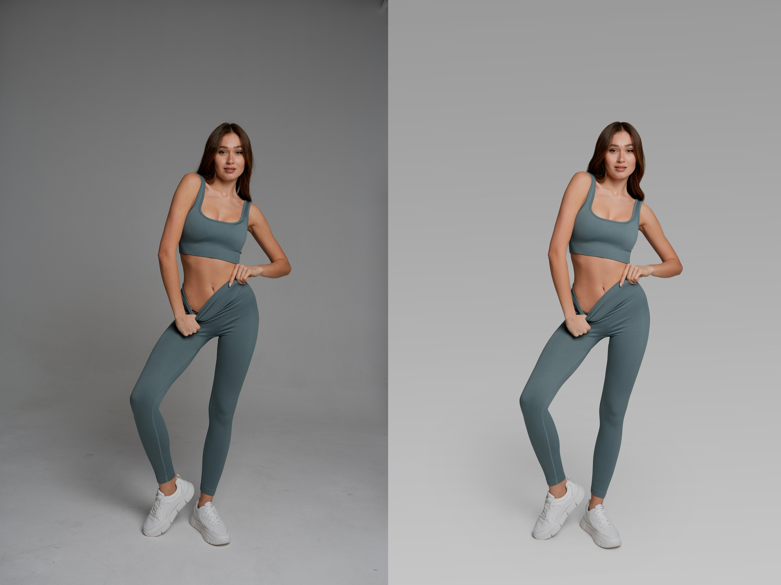 Ретушь портретов для рекламы спортивной одежды — динамика и стиль! | Студия SVITHART