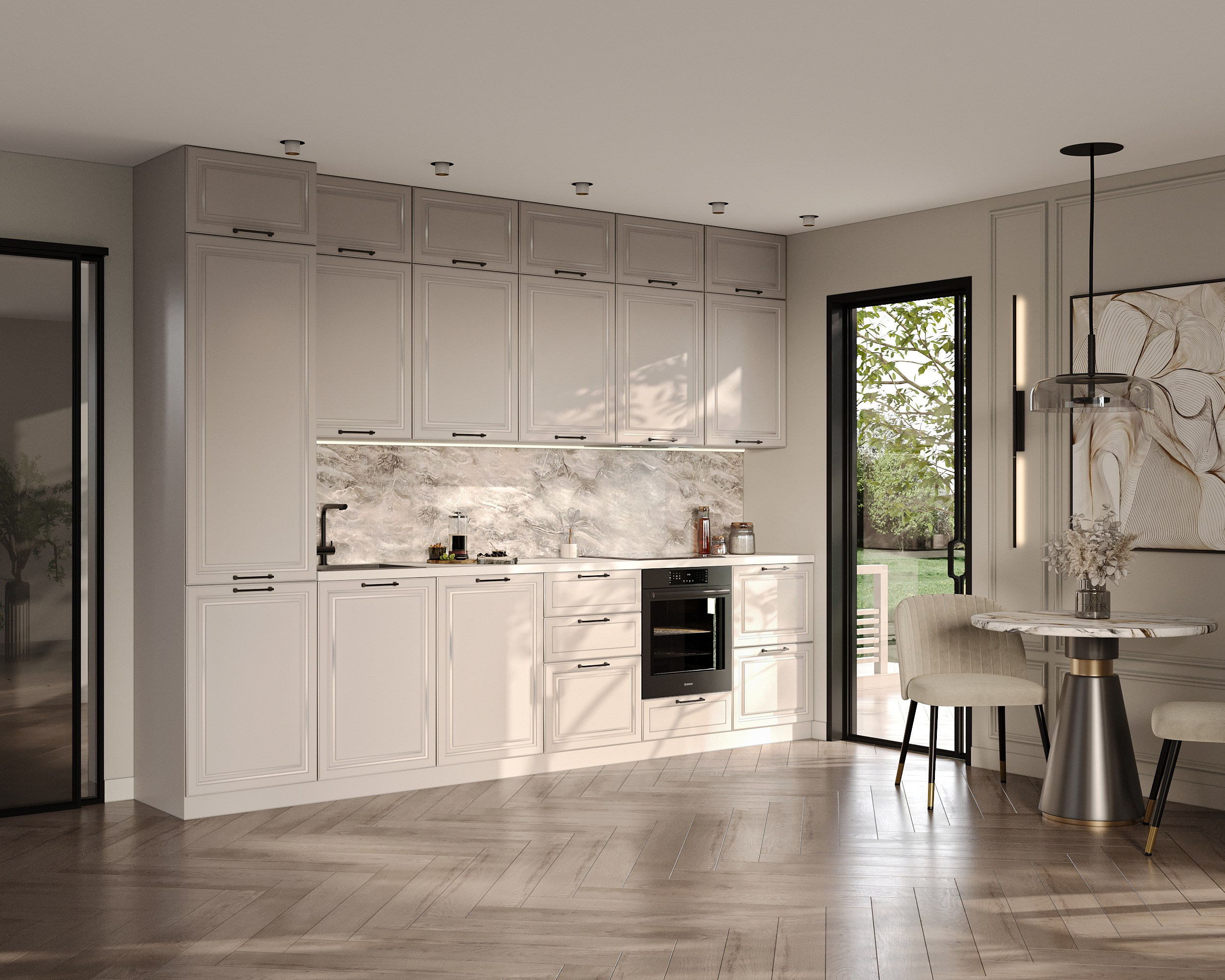 MKR кухонные гарнитуры (предметная 3D визуализация). Королёва Анастасия | 3D визуализатор