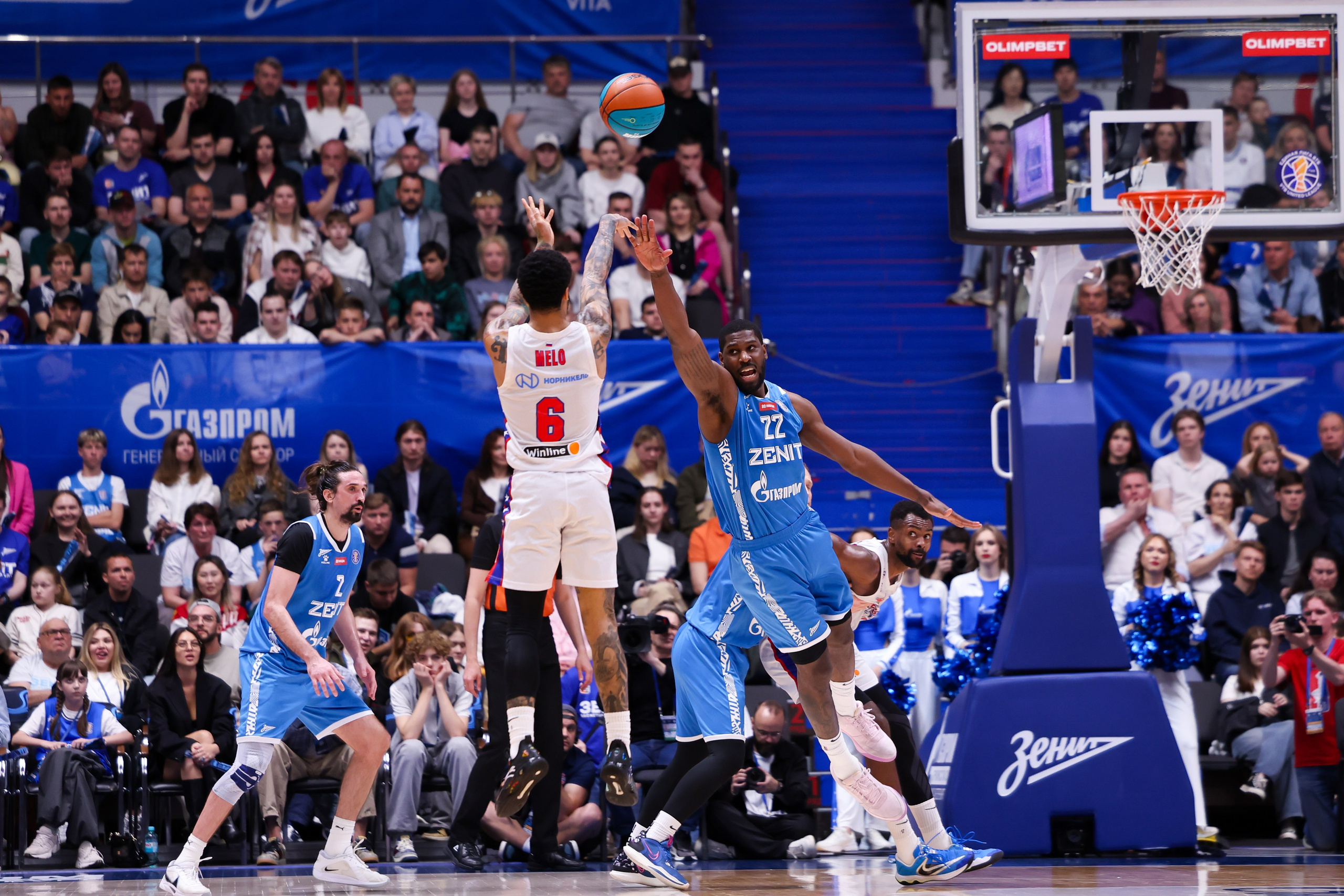 БК «Зенит» — ПБК «ЦСКА» финал ЕЛ ВТБ 5 игра 06.06.2025. Спортивный и репортажный фотограф Антон Тереханов