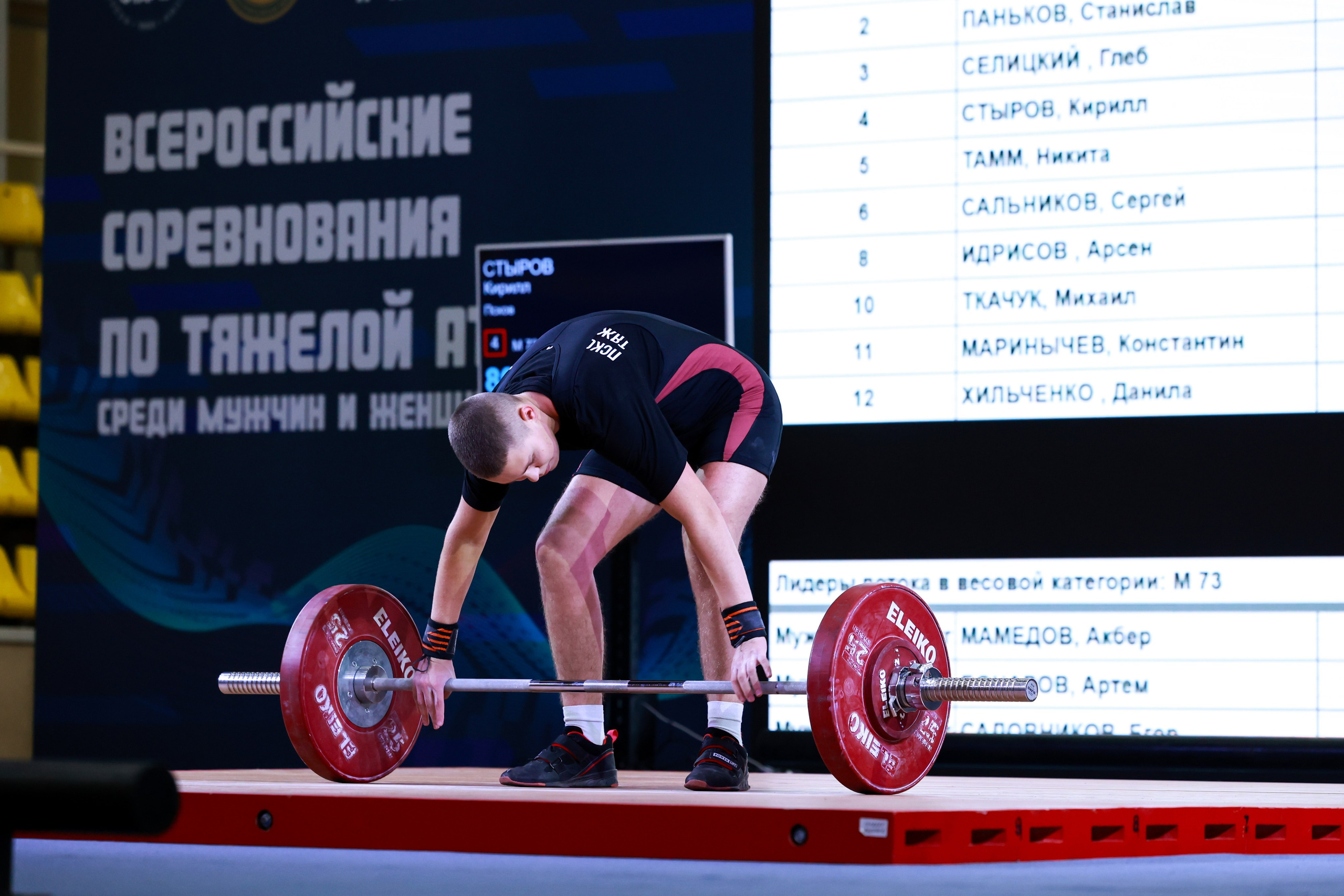 Всероссийские соревнования по тяжелой атлетике памяти В. Ф. Краевского 20.11.2024. Спортивный и репортажный фотограф Антон Тереханов