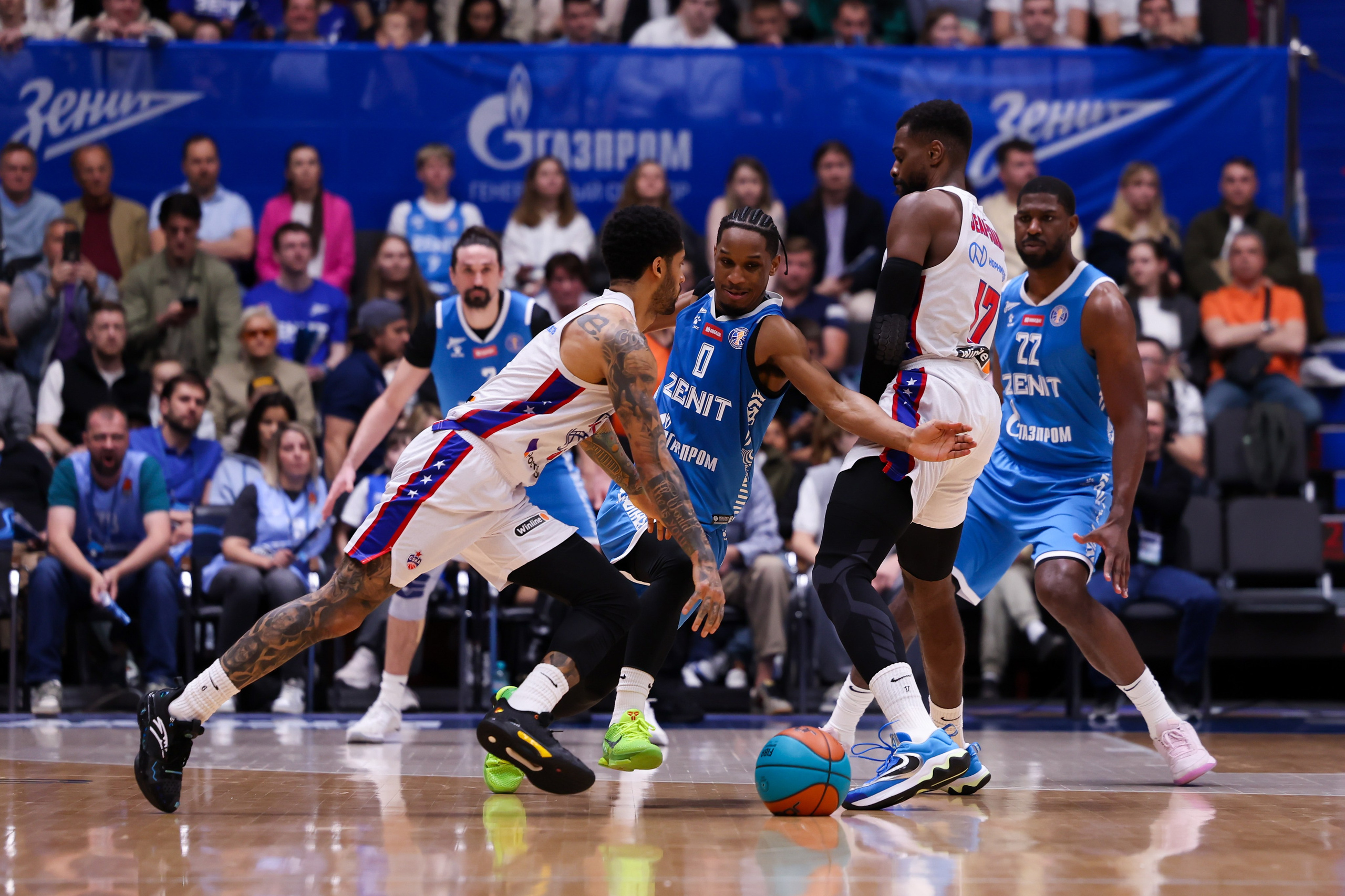 БК «Зенит» — ПБК «ЦСКА» финал ЕЛ ВТБ 5 игра 06.06.2025. Спортивный и репортажный фотограф Антон Тереханов
