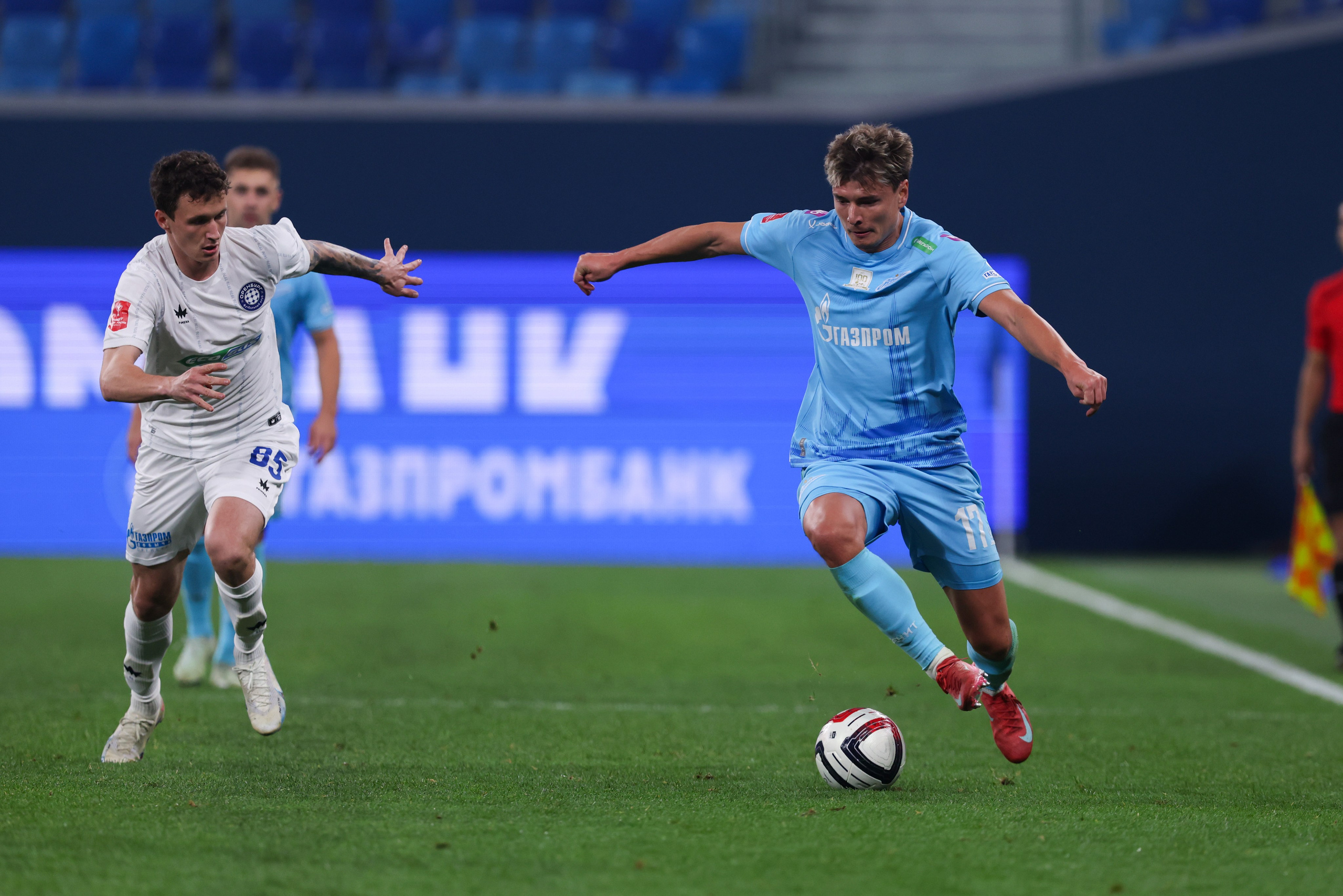 ФК Зенит -ФК Оренбург Fonbet Кубок России 2025/26. Спортивный и репортажный фотограф Антон Тереханов