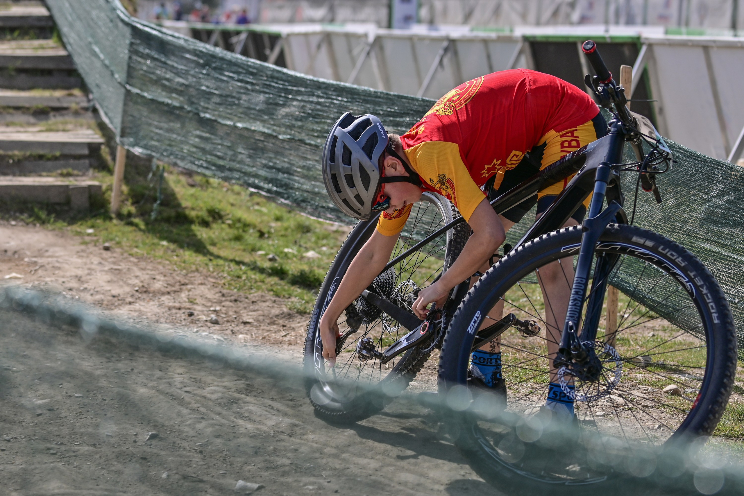 Маунтинбайк, кросс-кантри в Архипо-Осиповке 16 марта 2025. Спортивный фотограф, фотожурналист Павел Ларькин